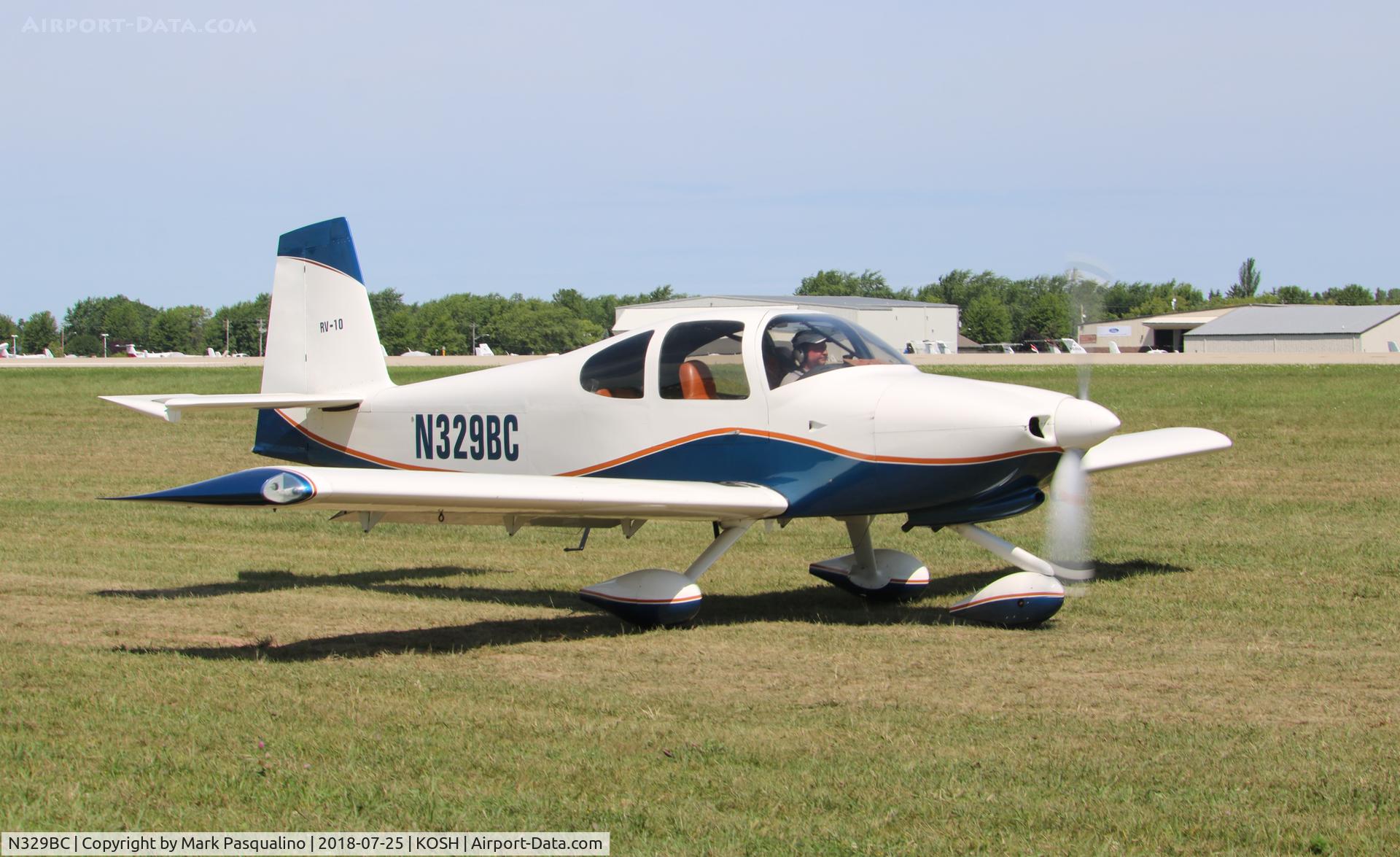 N329BC, 2006 Vans RV-10A C/N 40190, Vans RV-10A