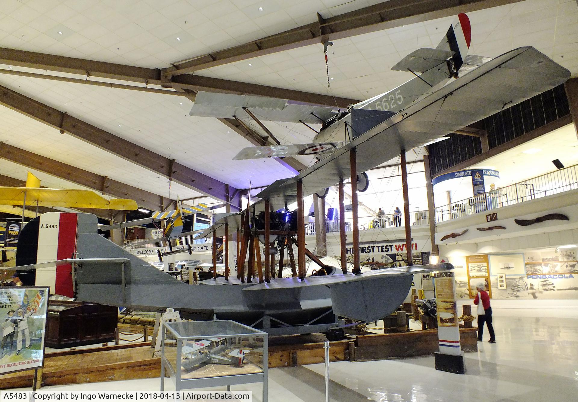 A5483, 1918 Curtiss MF-Boat C/N Not found A5483, Curtiss MF-Boat at the NMNA, Pensacola