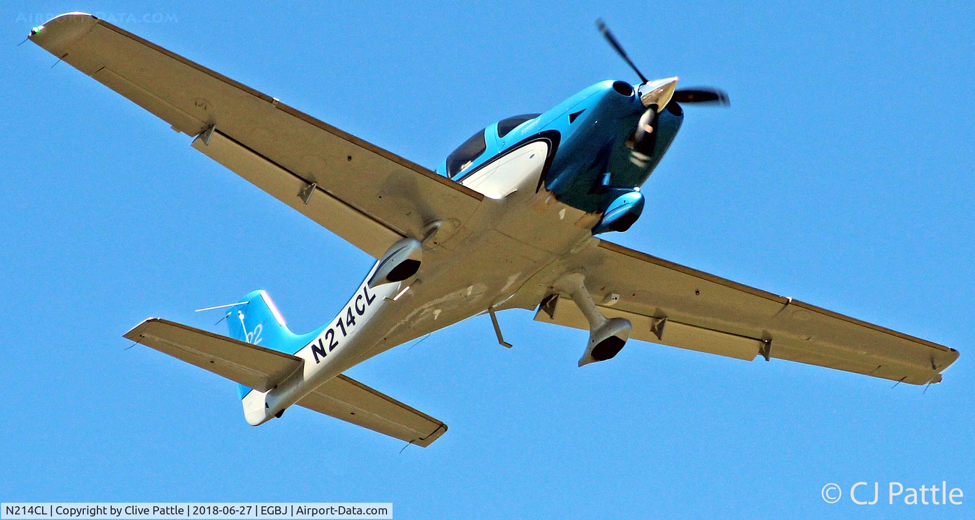 N214CL, 2012 Cirrus SR22 GTS C/N 3830, Staverton departure