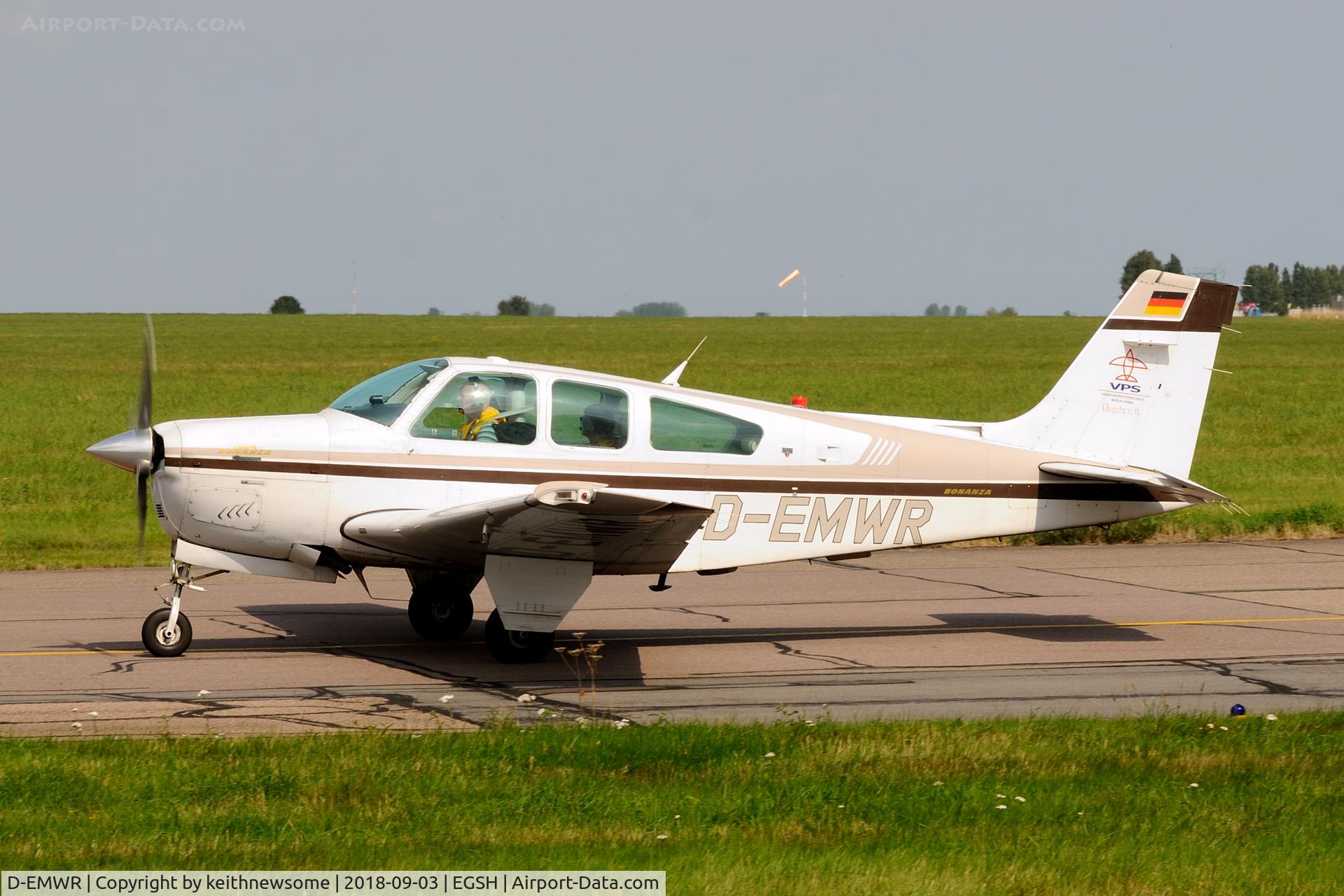 D-EMWR, Beech F33A Bonanza Bonanza C/N CE-1554, Nice visitor from Germany.