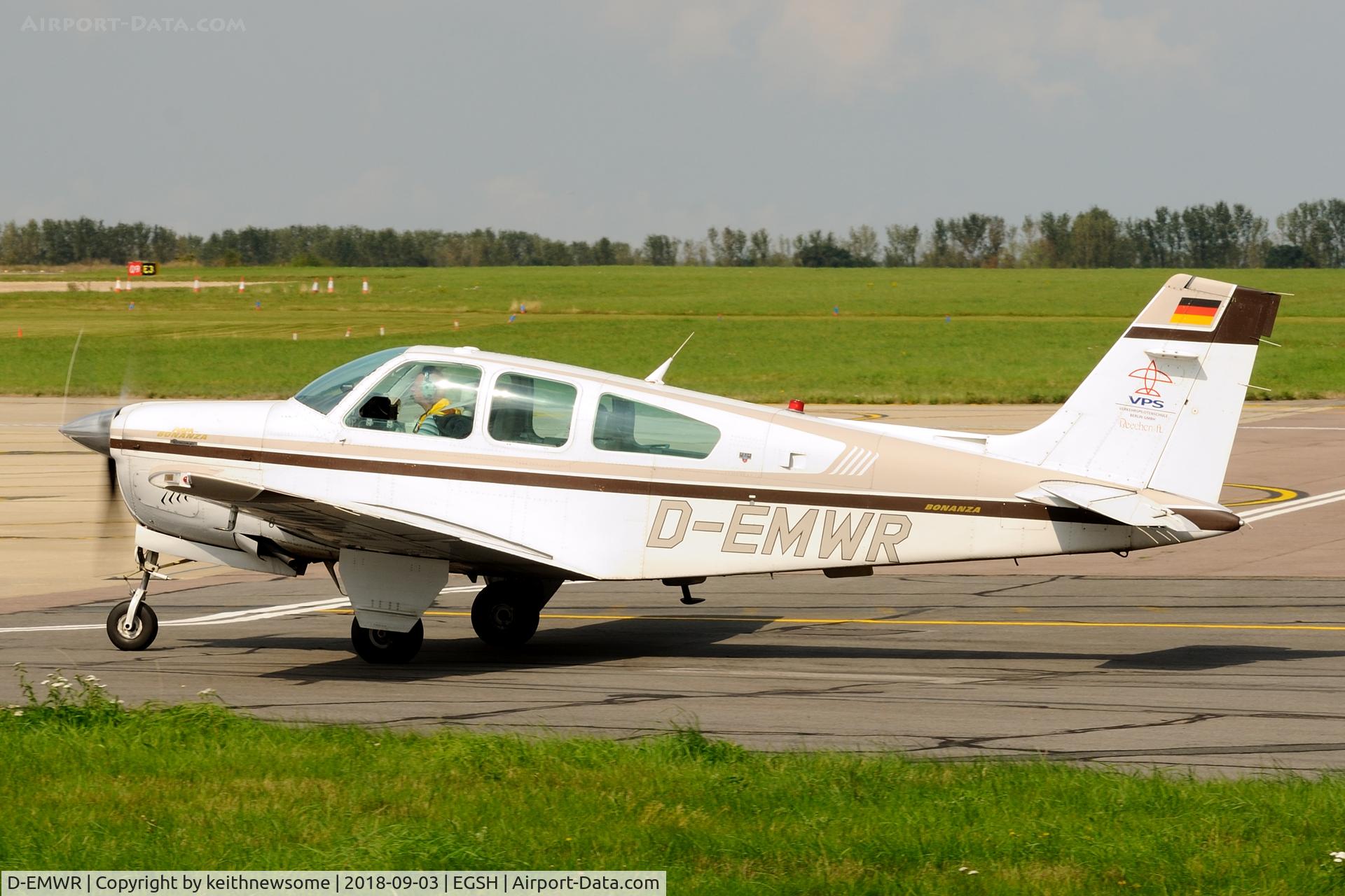 D-EMWR, Beech F33A Bonanza Bonanza C/N CE-1554, Nice visitor from Germany.