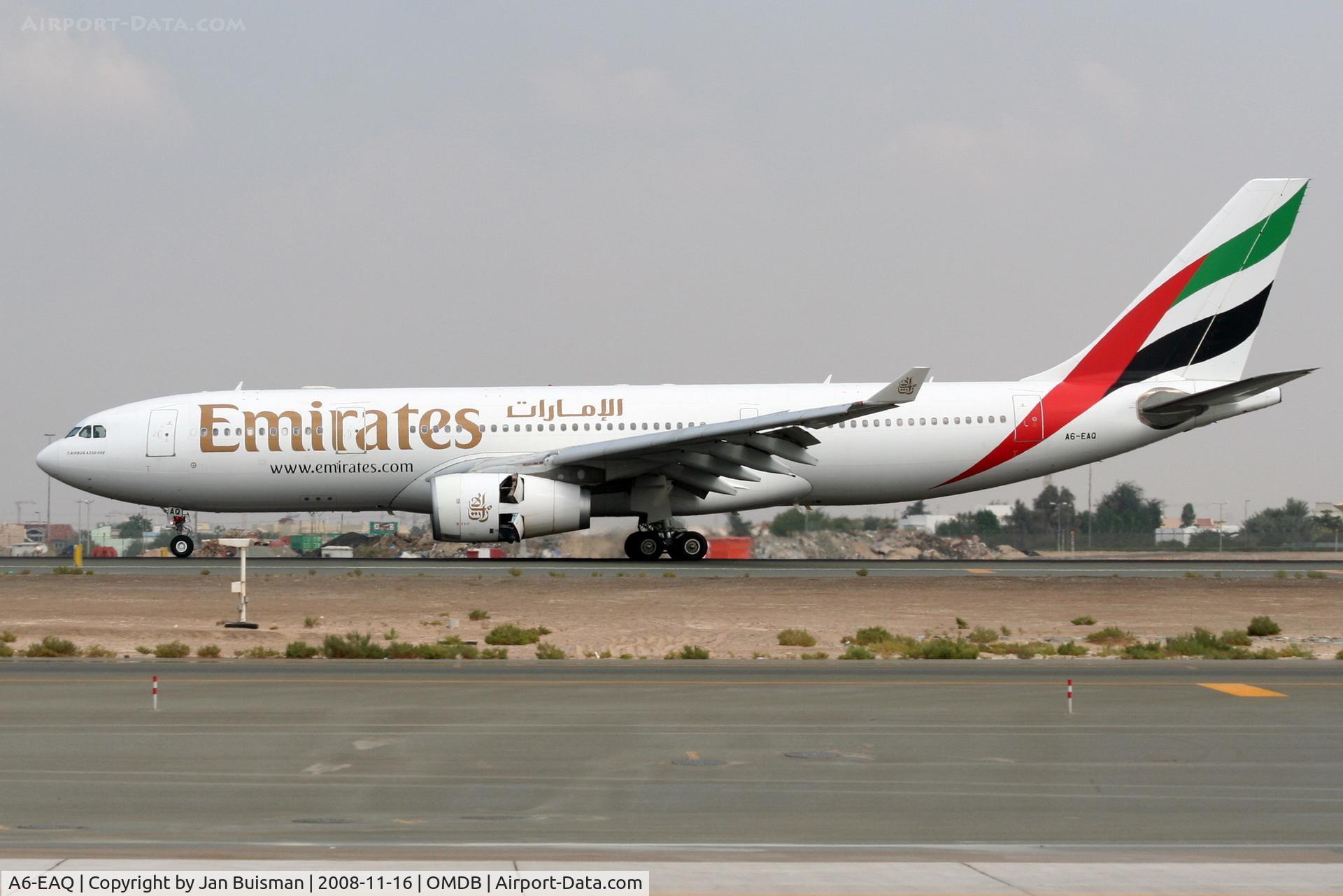 A6-EAQ, 2003 Airbus A330-243 C/N 518, Emirates