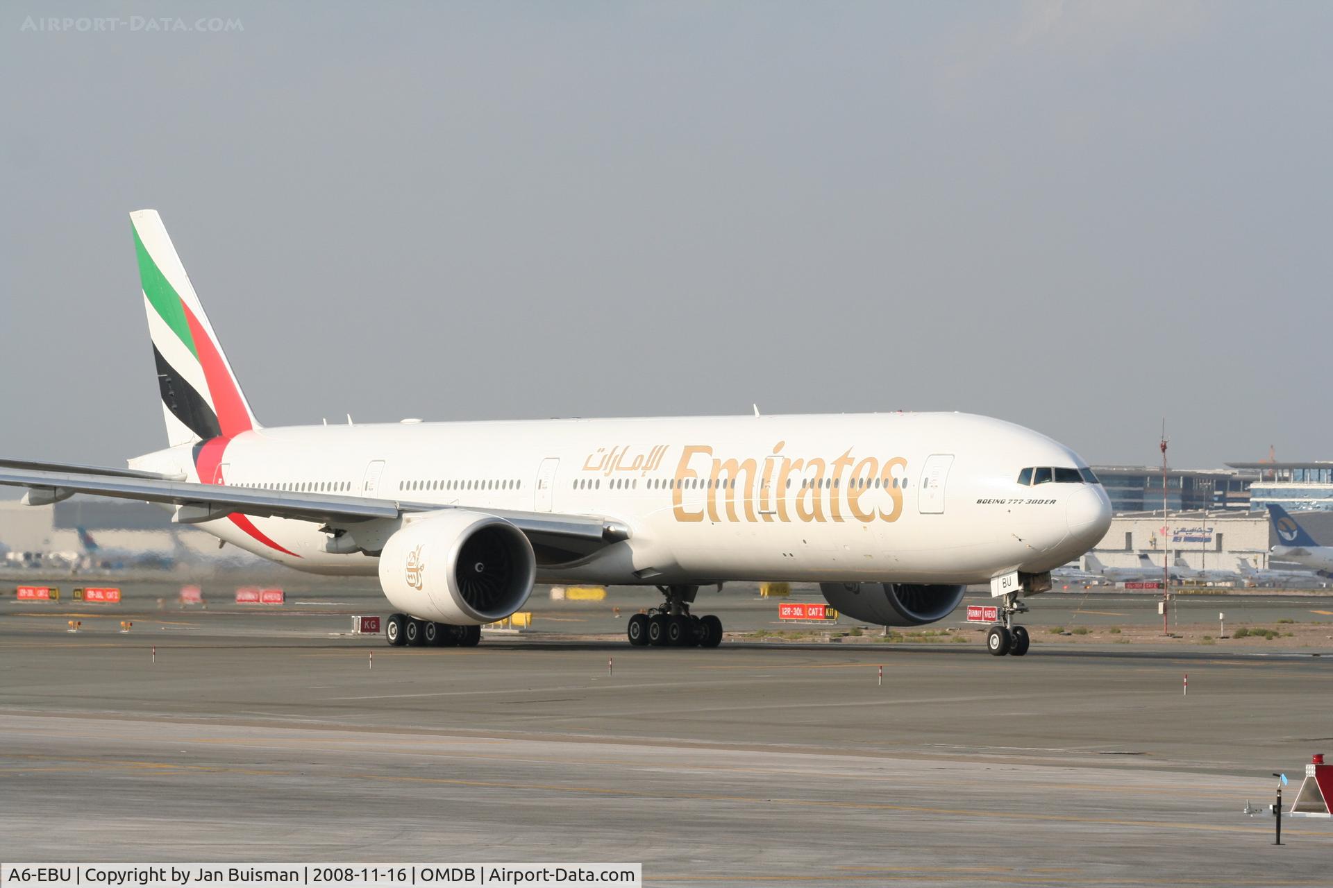 A6-EBU, 2006 Boeing 777-31H/ER C/N 34484, Emirates