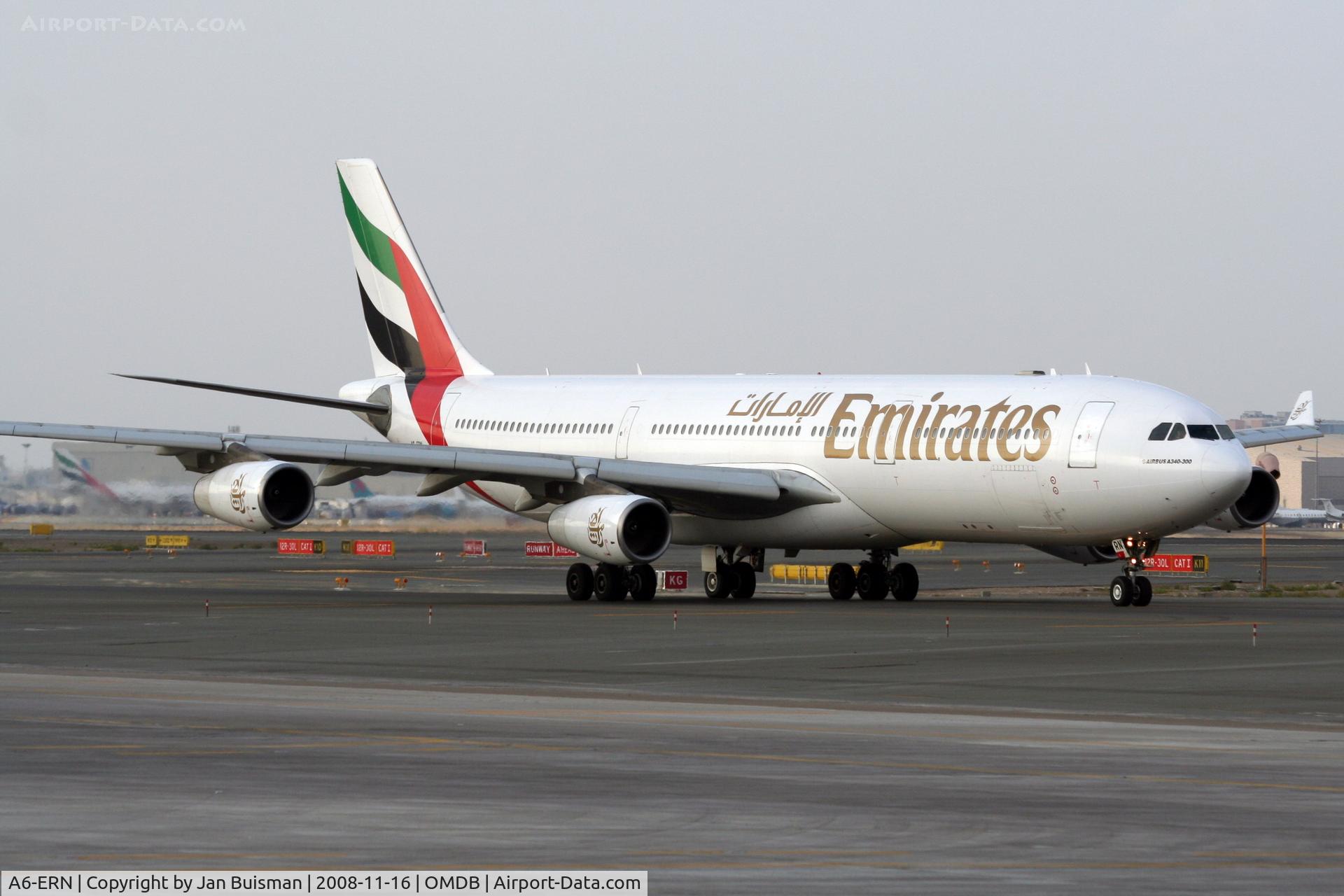 A6-ERN, 1997 Airbus A340-313 C/N 166, Emirates