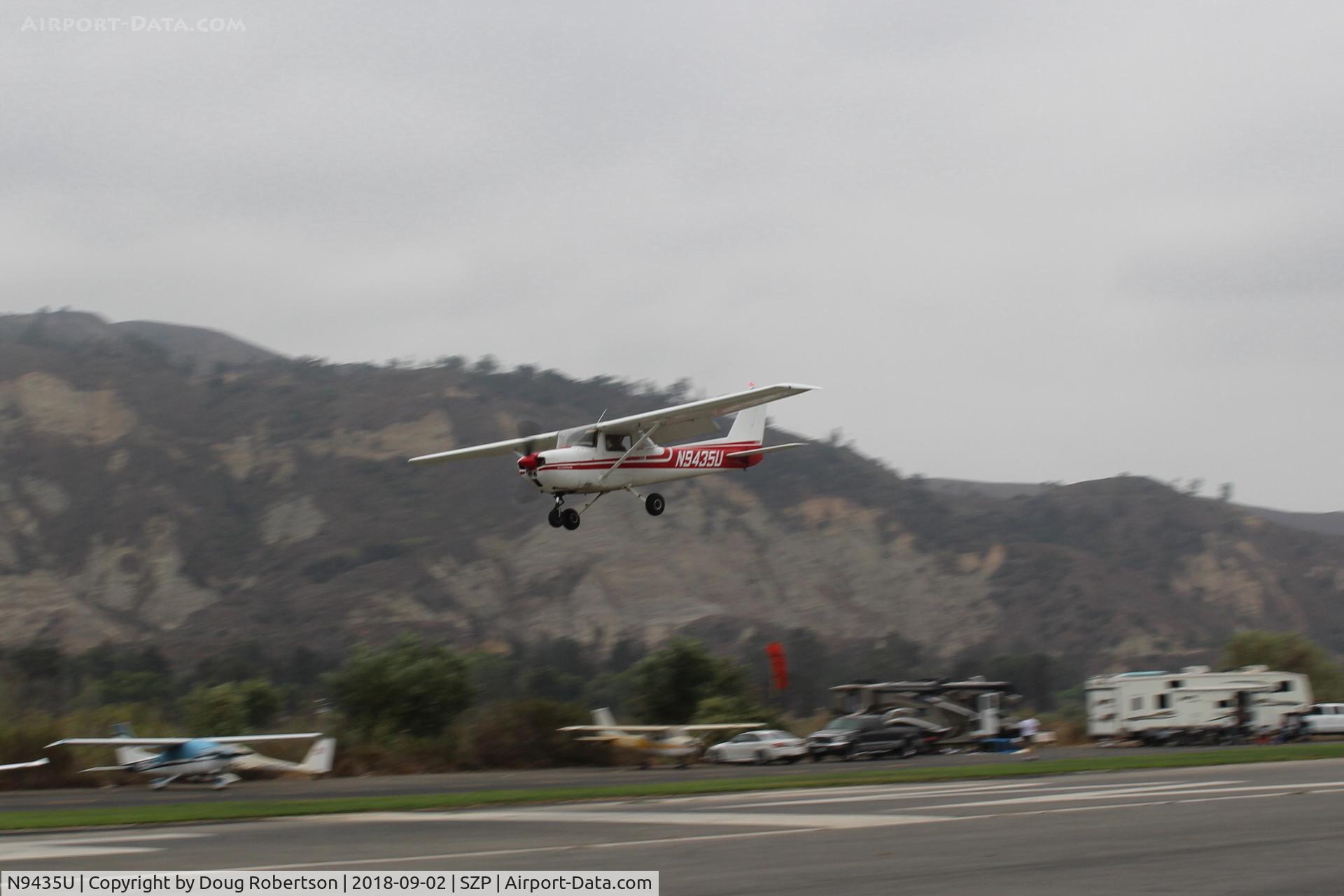 N9435U, 1976 Cessna 150M C/N 15078383, 1976 Cessna 150M, Continental O-200 100 Hp, landing Rwy 04