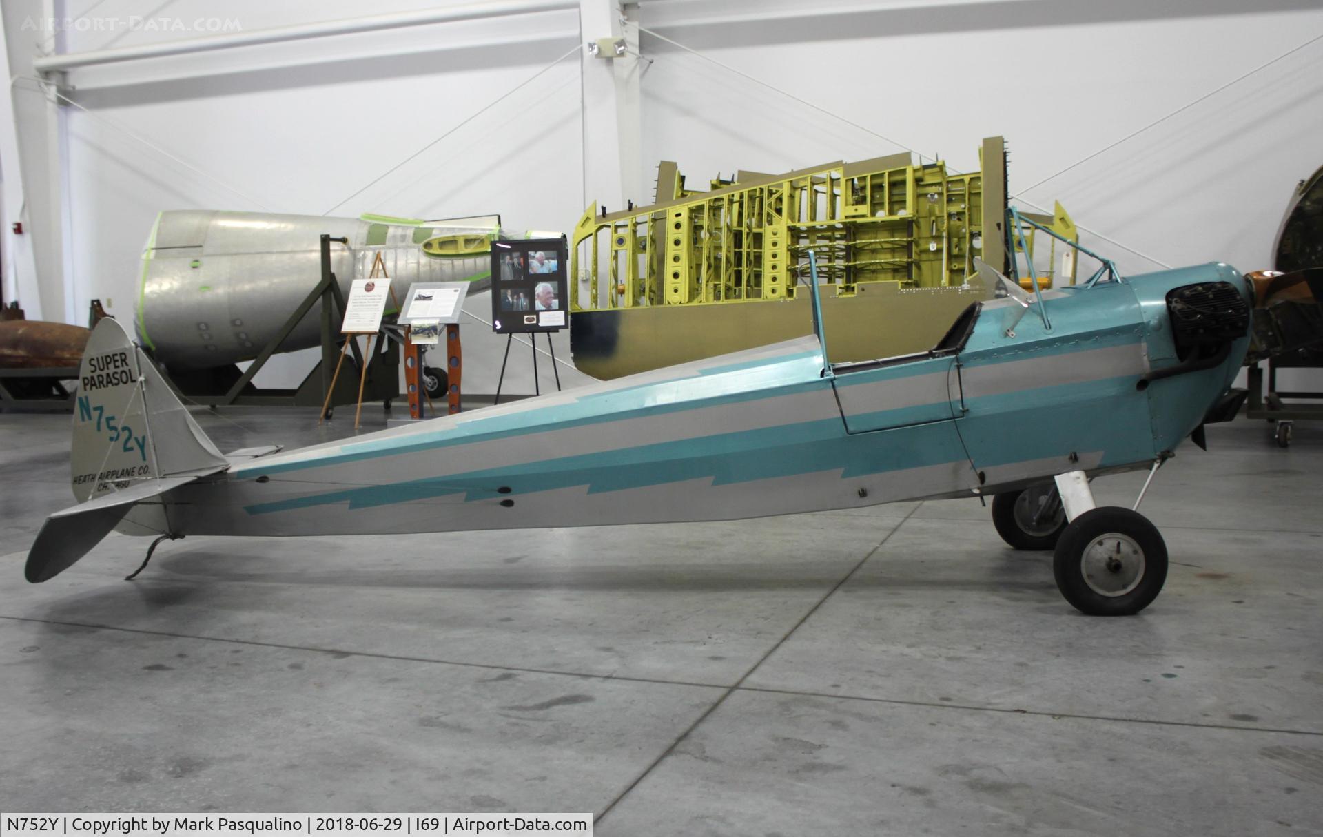 N752Y, 1930 Heath LNB-4 Parasol C/N 154, Heath LNB-4 Parasol