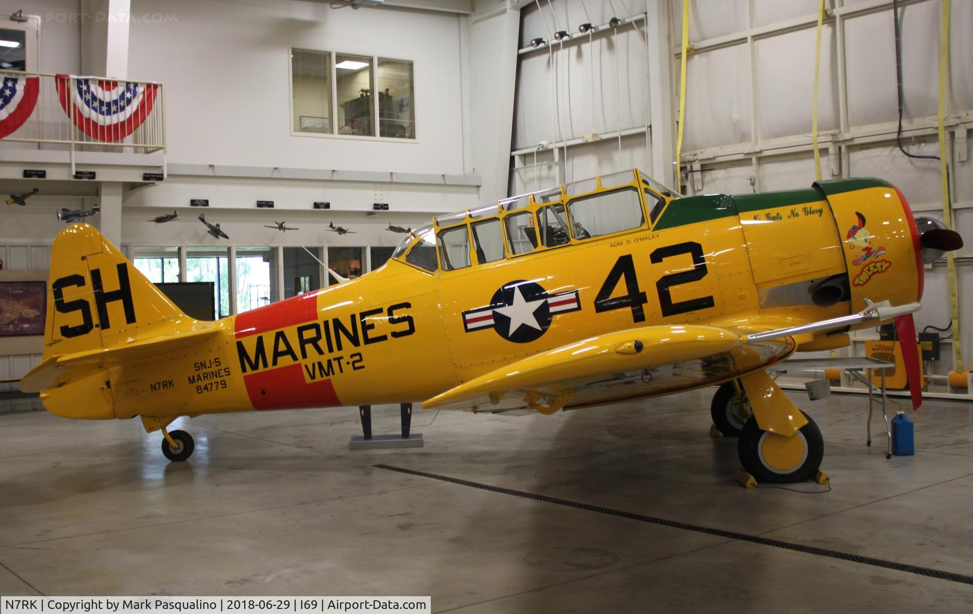N7RK, North American AT-6D C/N 42-84779, North American AT-6D