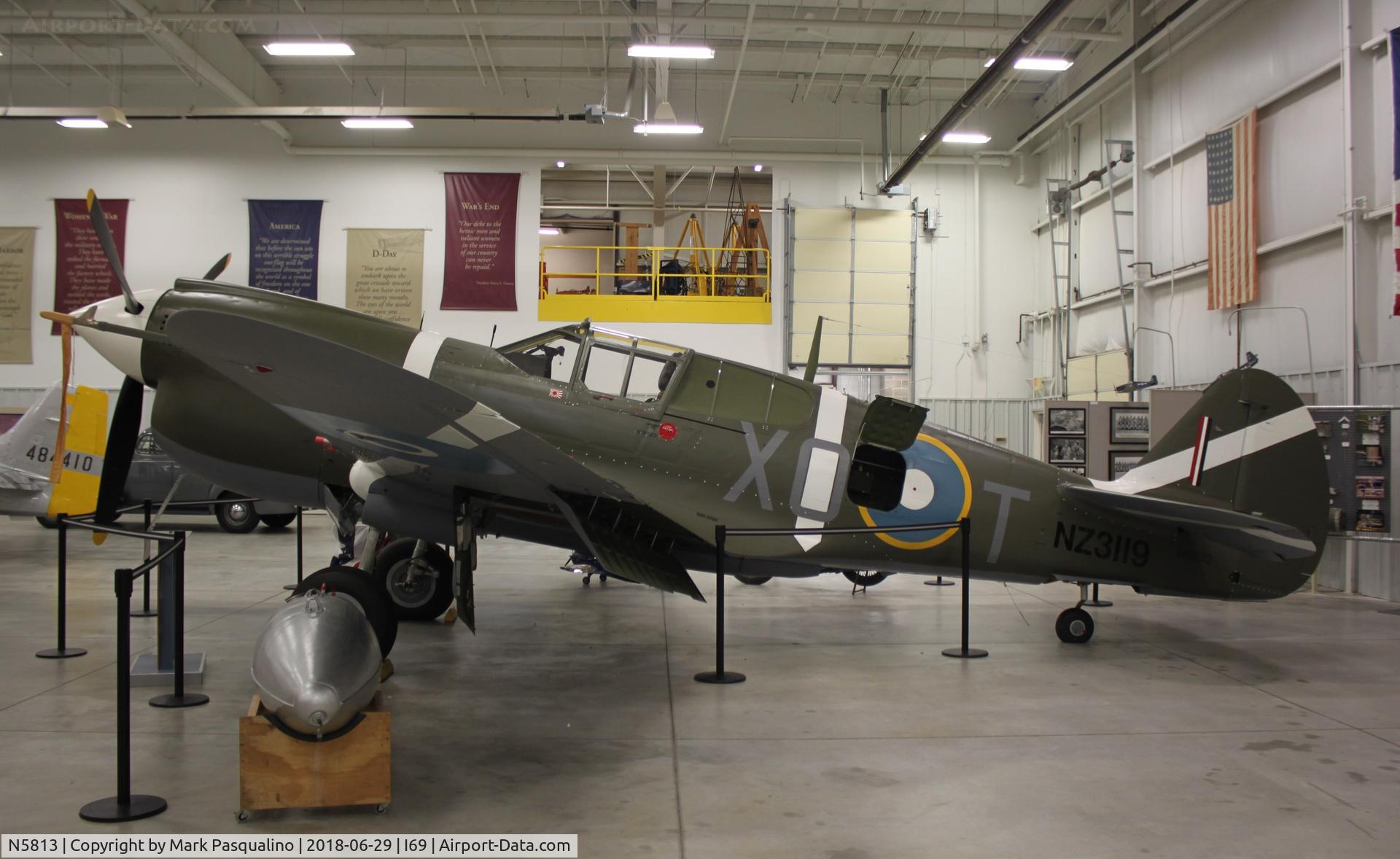 N5813, Curtiss P-40M Warhawk C/N 27501, Curtiss P-40M