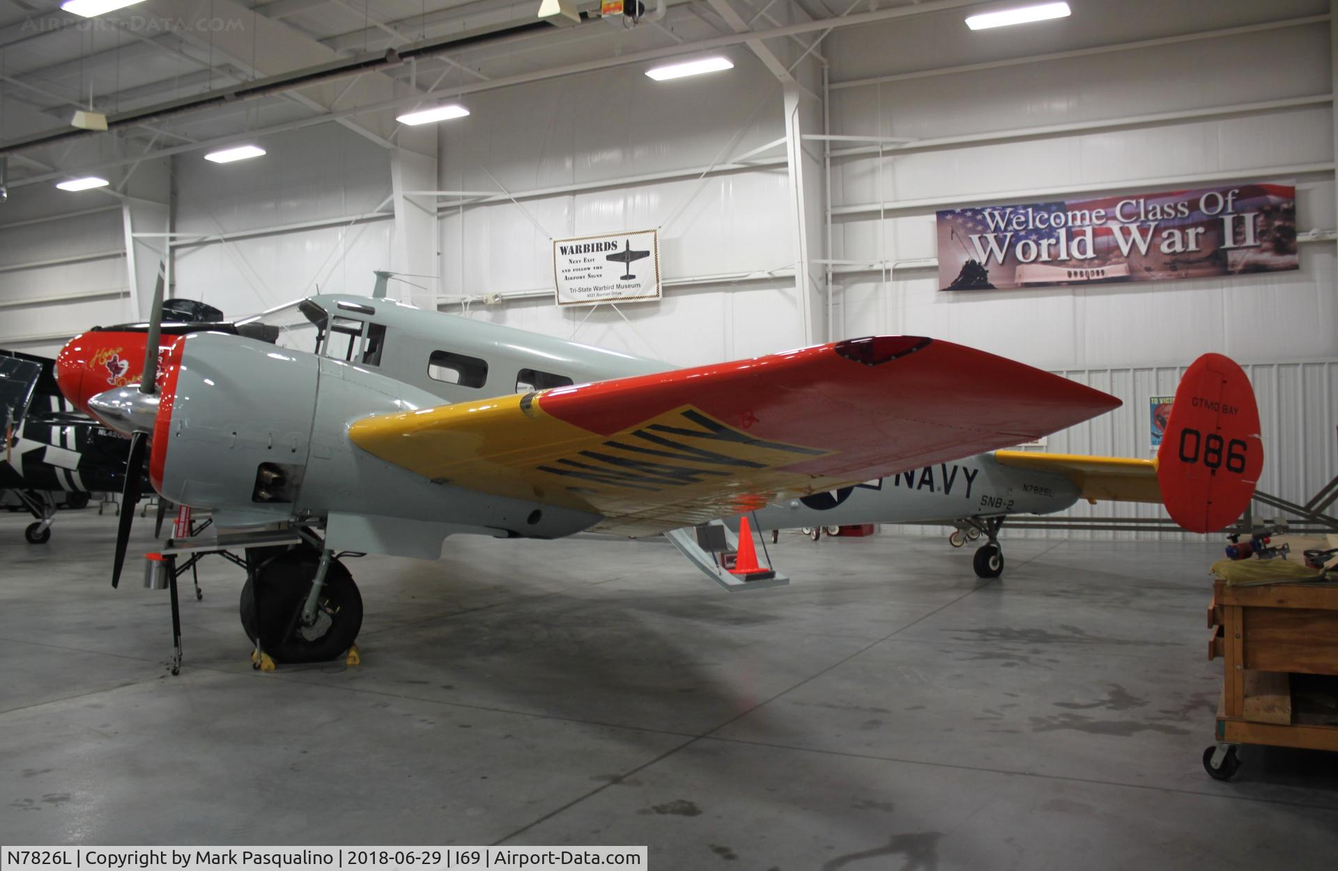 N7826L, 1951 Beech TC-45G C/N AF-86, Beech TC-45G