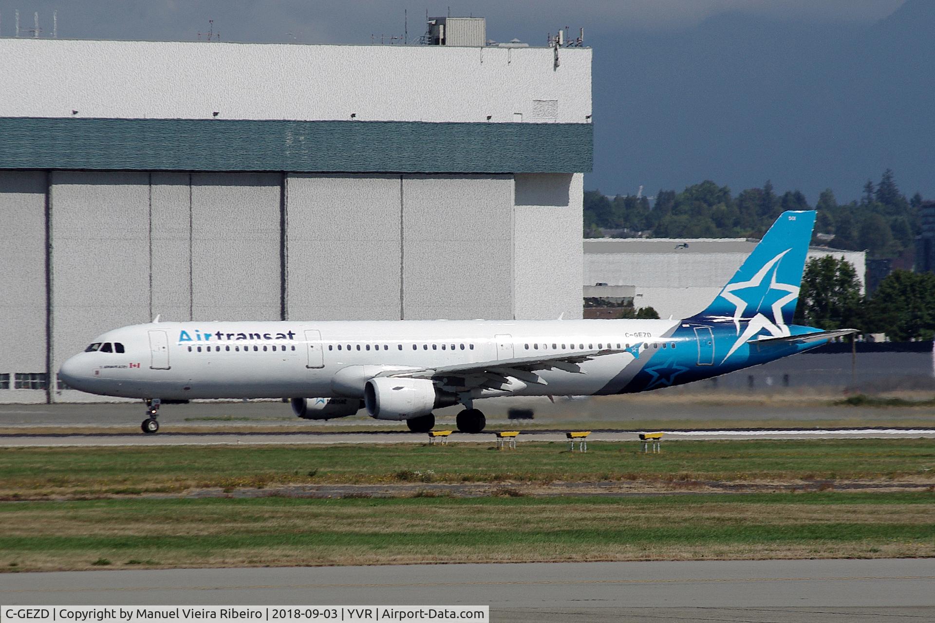 C-GEZD, 2009 Airbus A321-211 C/N 4099, Departure from YVR