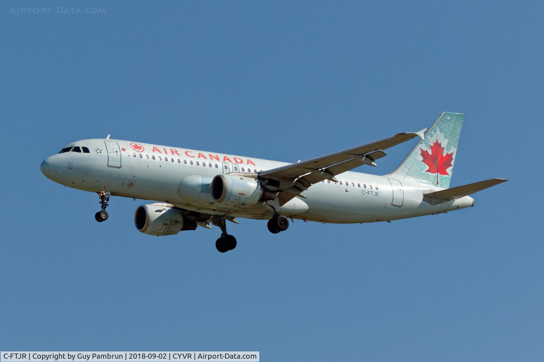 C-FTJR, 1991 Airbus A320-211 C/N 248, Landing