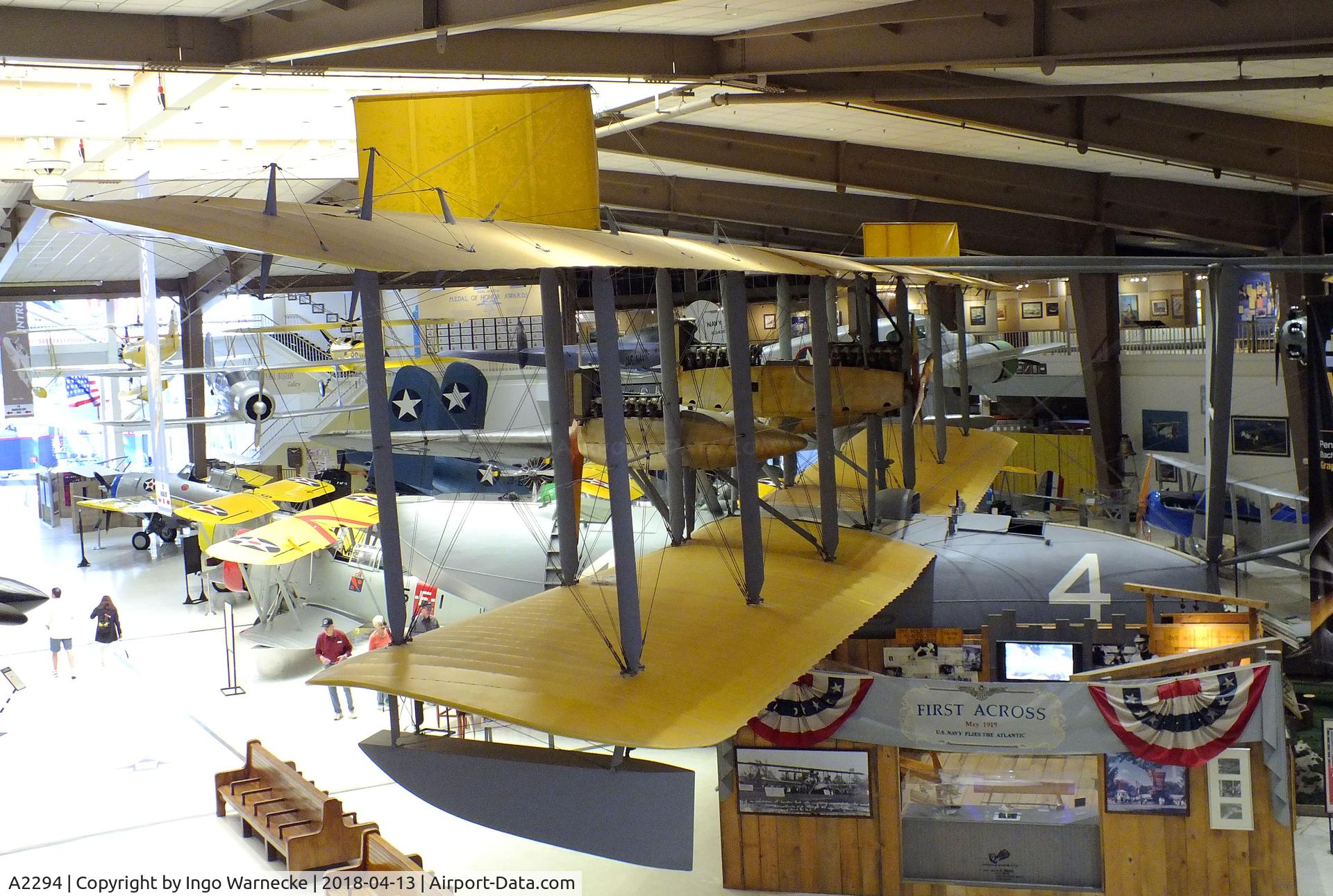 A2294, 1919 Curtiss NC.4 C/N Not found A2294, Curtiss NC-4 at the NMNA, Pensacola