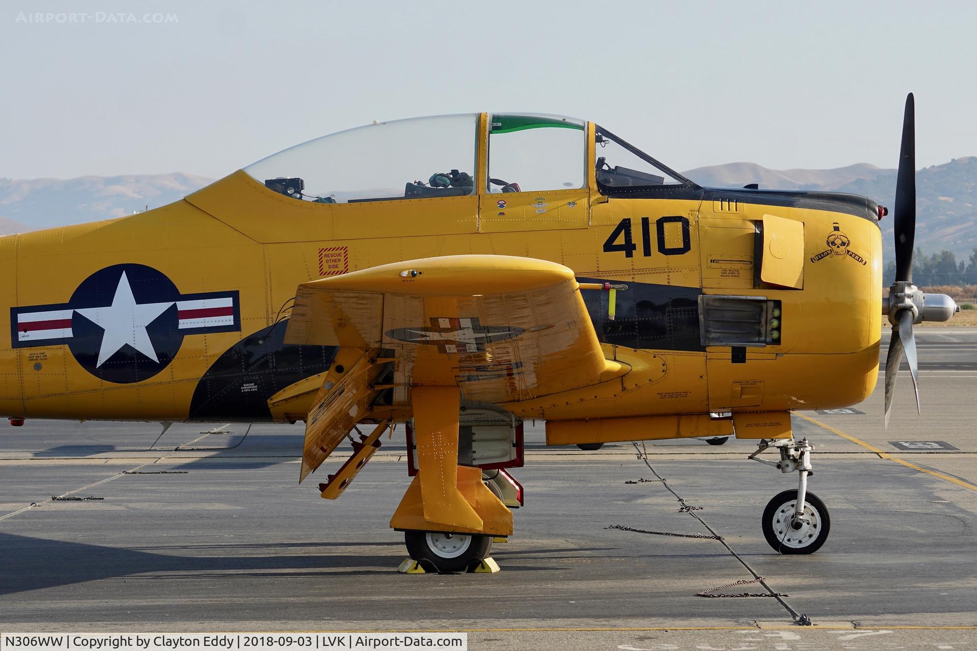 N306WW, 1955 North American T-28B Trojan C/N 200-377, Livermore Airport California 2018.