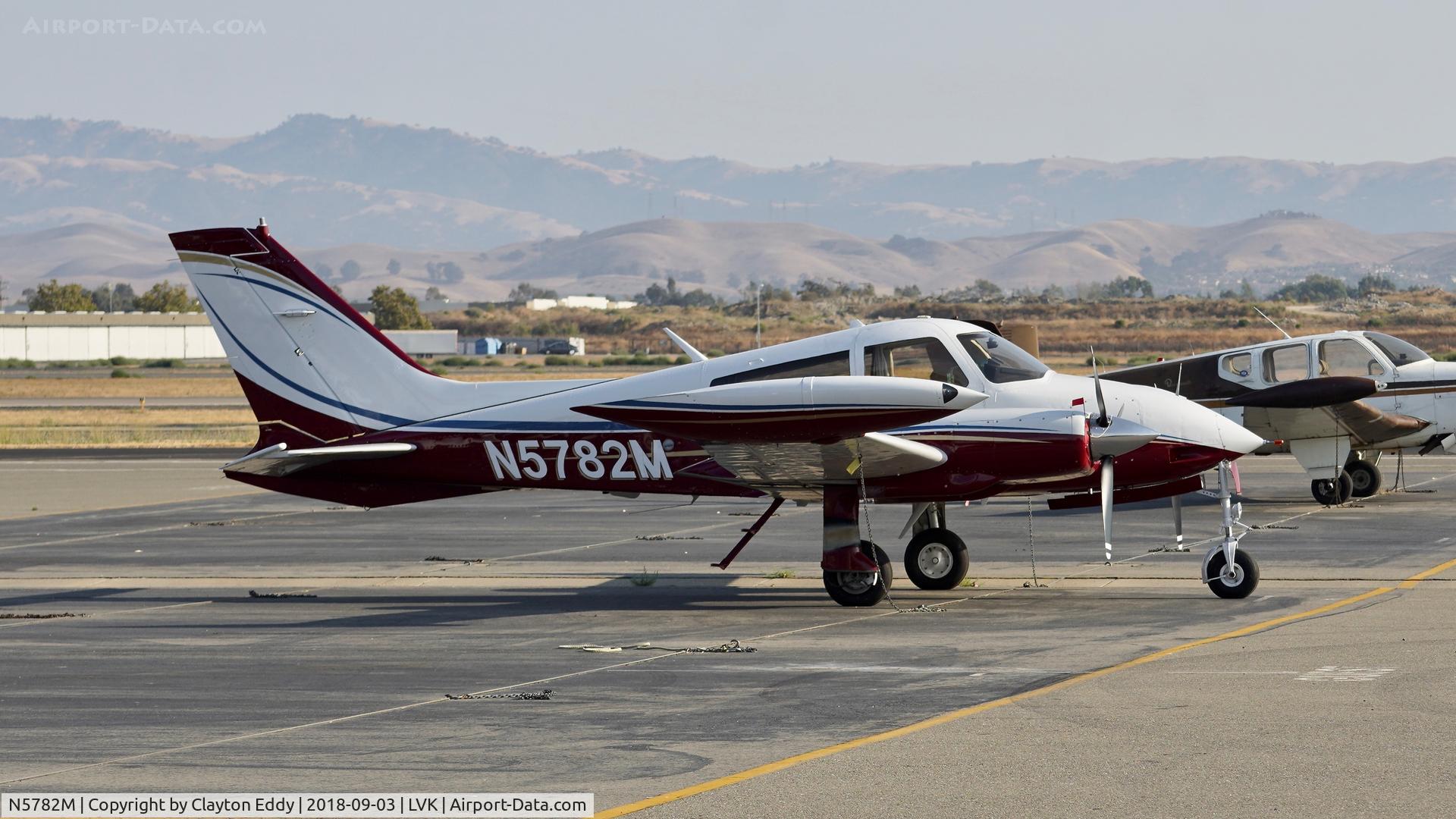 N5782M, 1969 Cessna 310P C/N 310P0082, Livermore Airport California 2018.