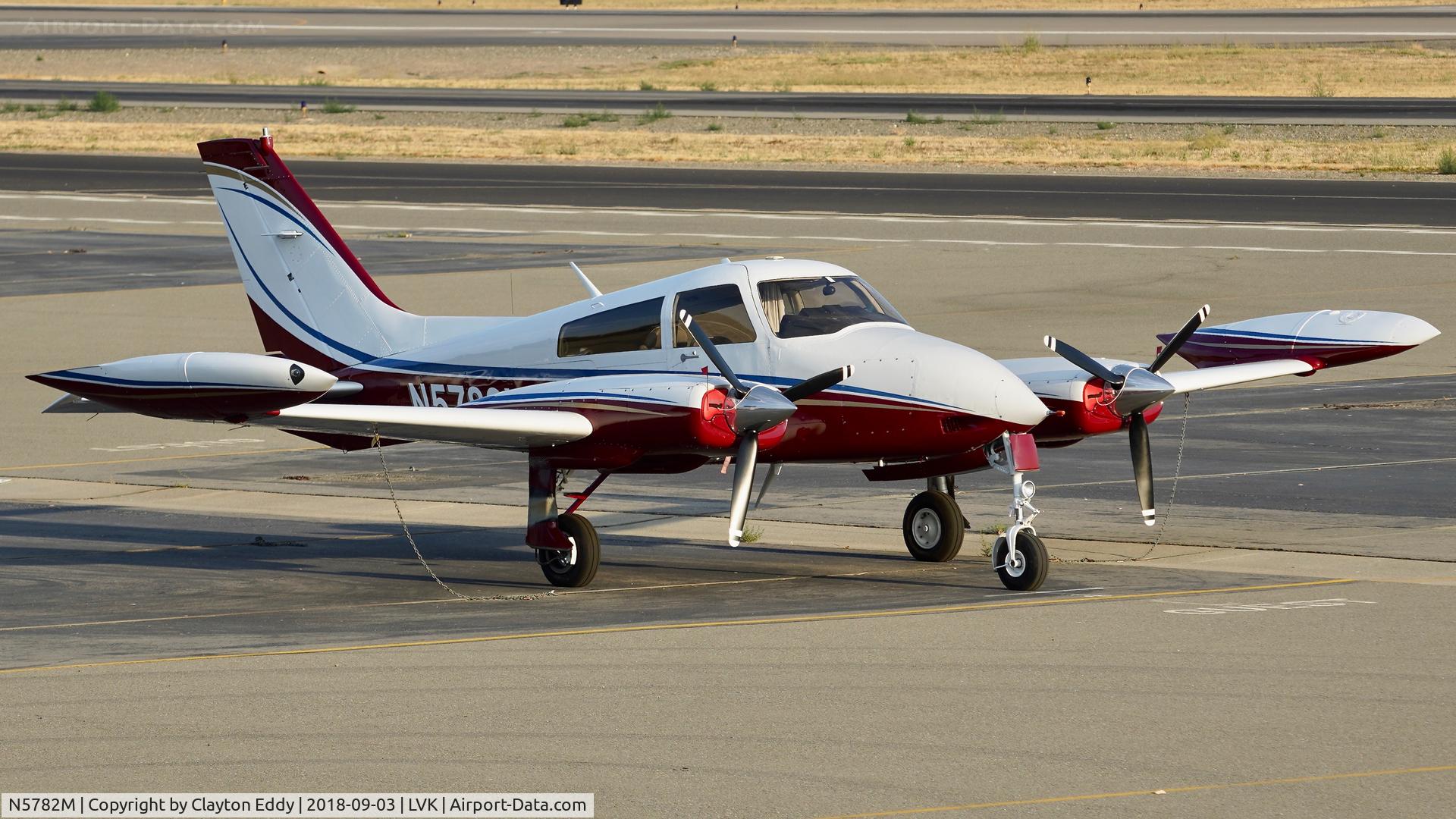N5782M, 1969 Cessna 310P C/N 310P0082, Livermore Airport California 2018.