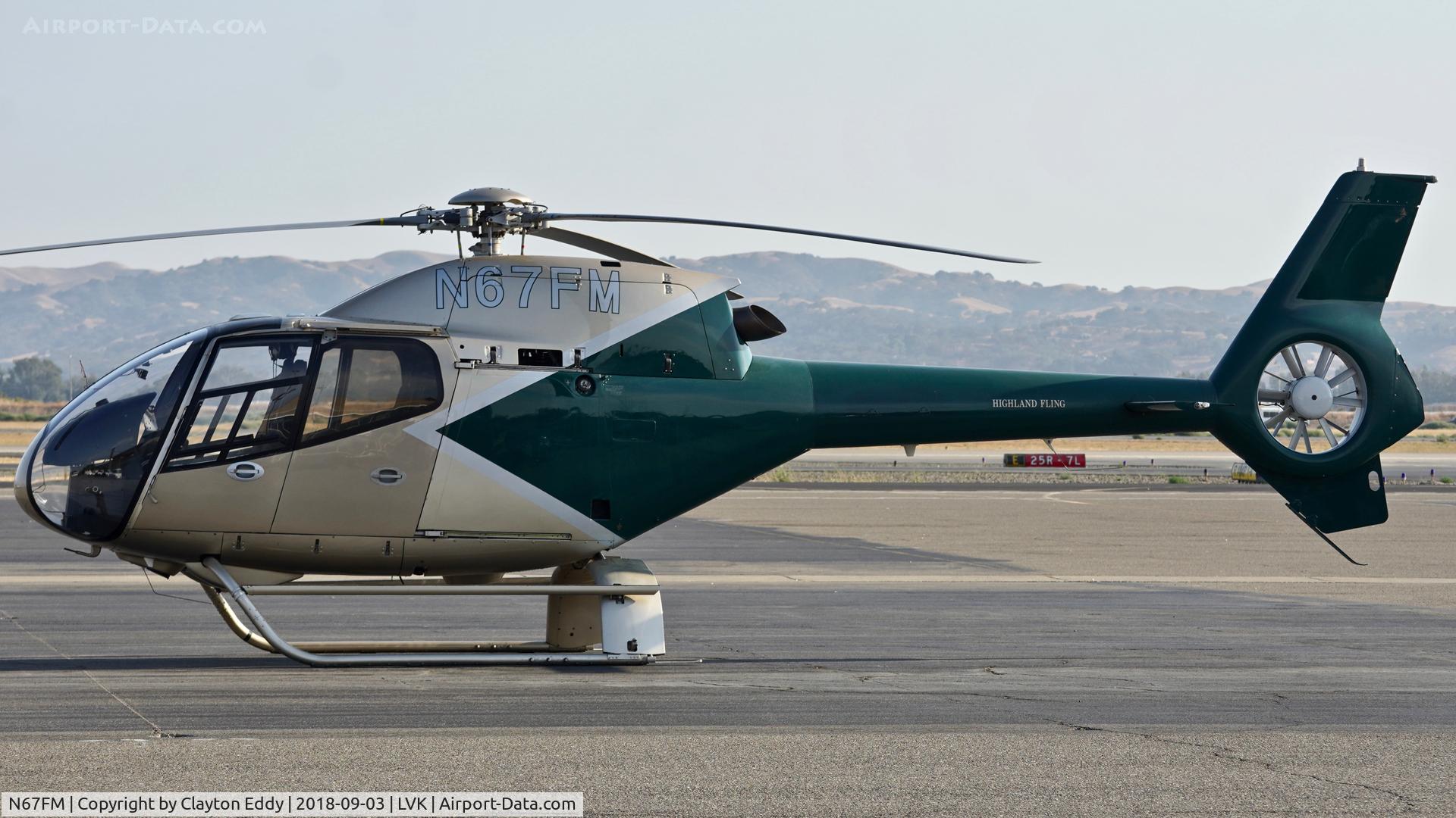 N67FM, 2001 Eurocopter EC-120B Colibri C/N 1195, Livermore Airport California 2018.
