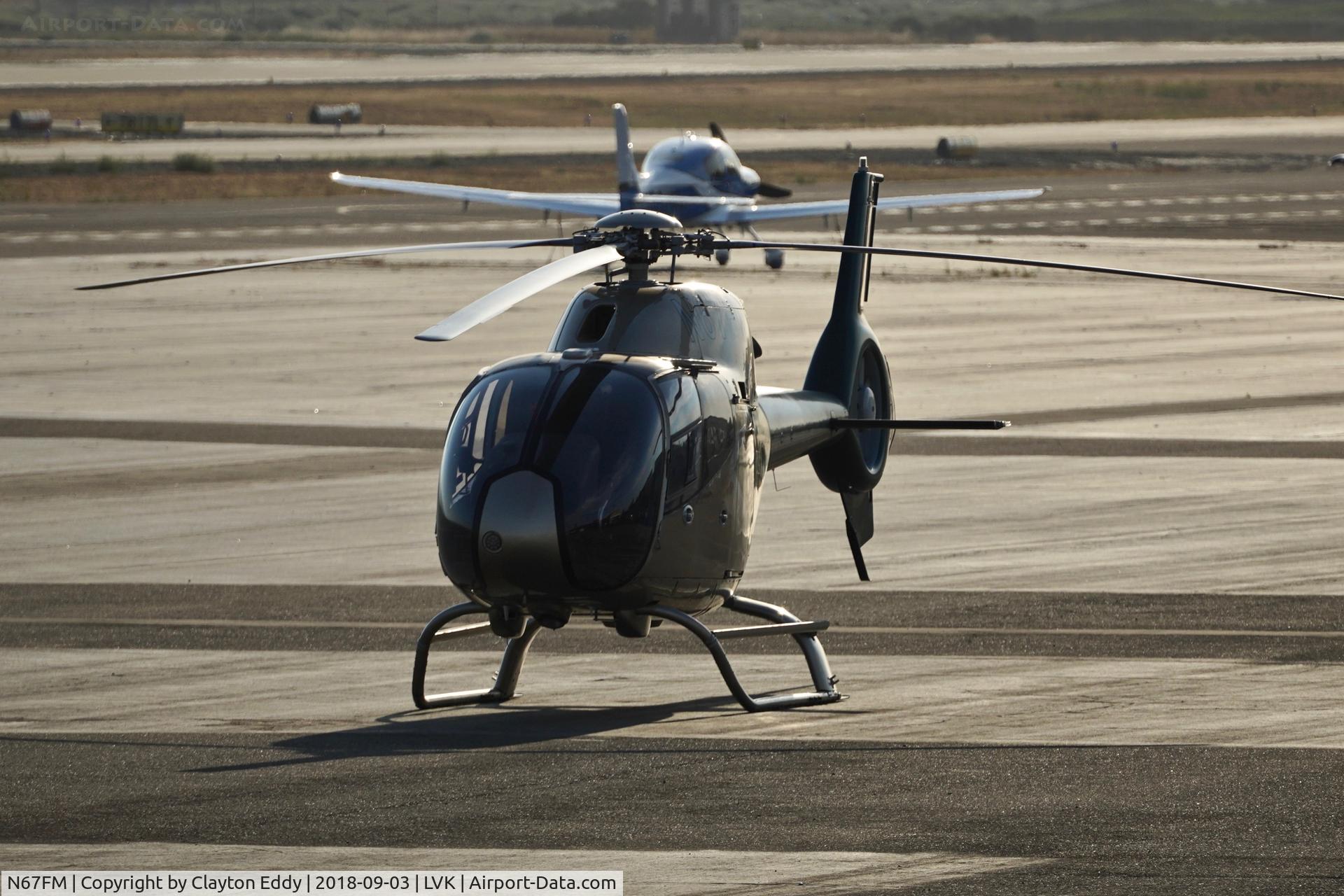 N67FM, 2001 Eurocopter EC-120B Colibri C/N 1195, Livermore Airport California 2018.