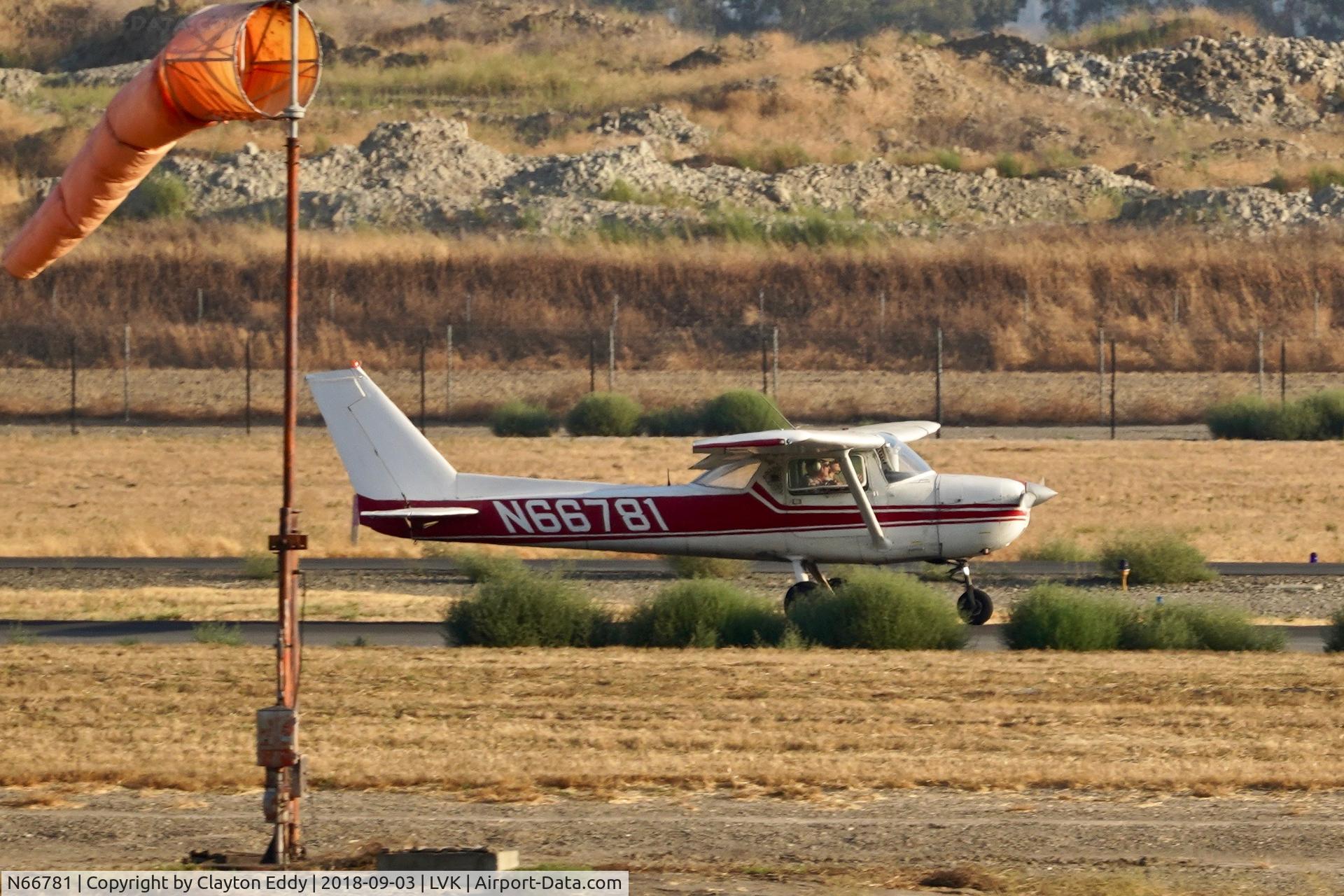 N66781, 1974 Cessna 150M C/N 15076274, Livermore Airport California 2018.