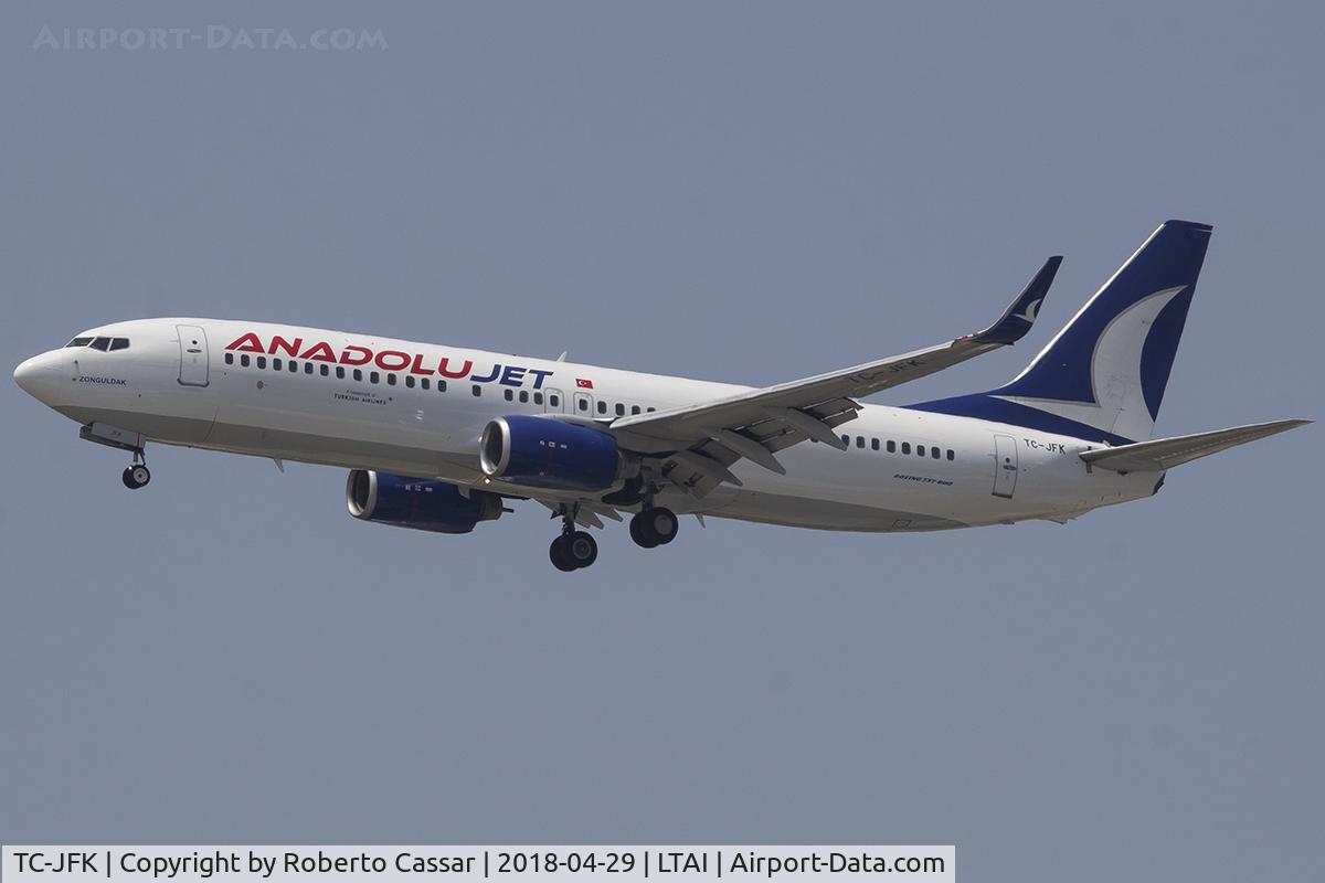 TC-JFK, 1999 Boeing 737-8F2 C/N 29773, Antalya