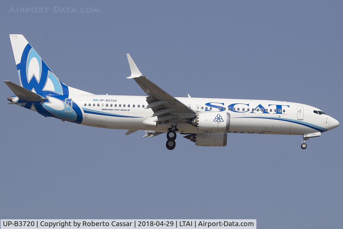 UP-B3720, 2018 Boeing 737-8 MAX C/N 61737, Antalya