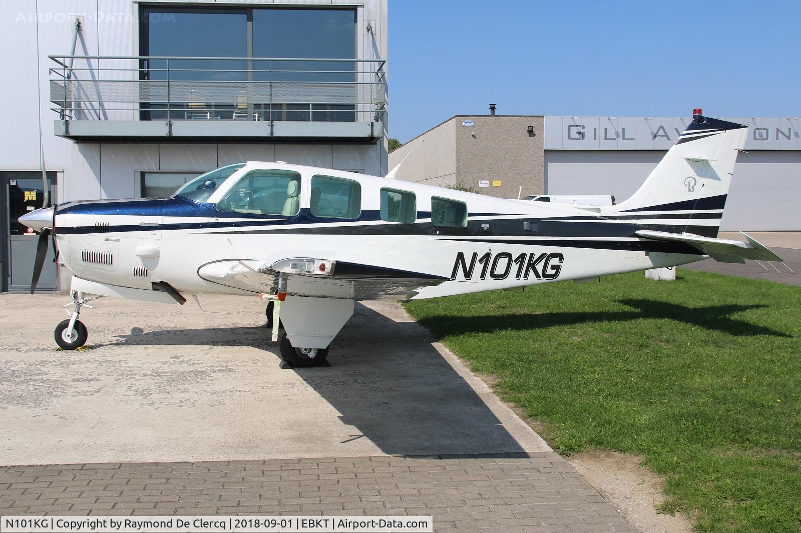 N101KG, 1983 Beech B36TC Bonanza C/N EA-392, At Wevelgem.