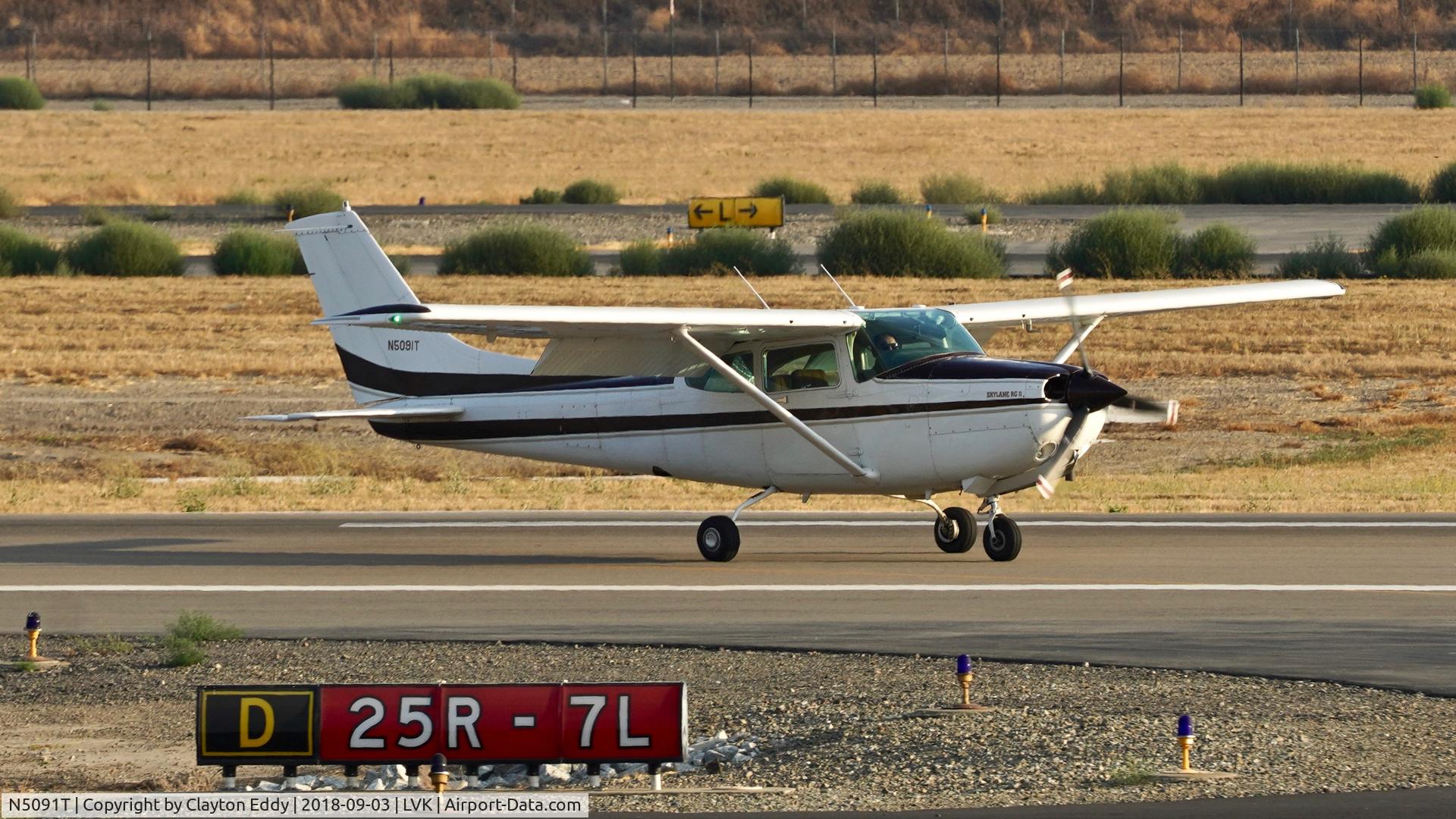 N5091T, 1981 Cessna TR182 Turbo Skylane RG C/N R18201814, Livermore Airport California 2018.