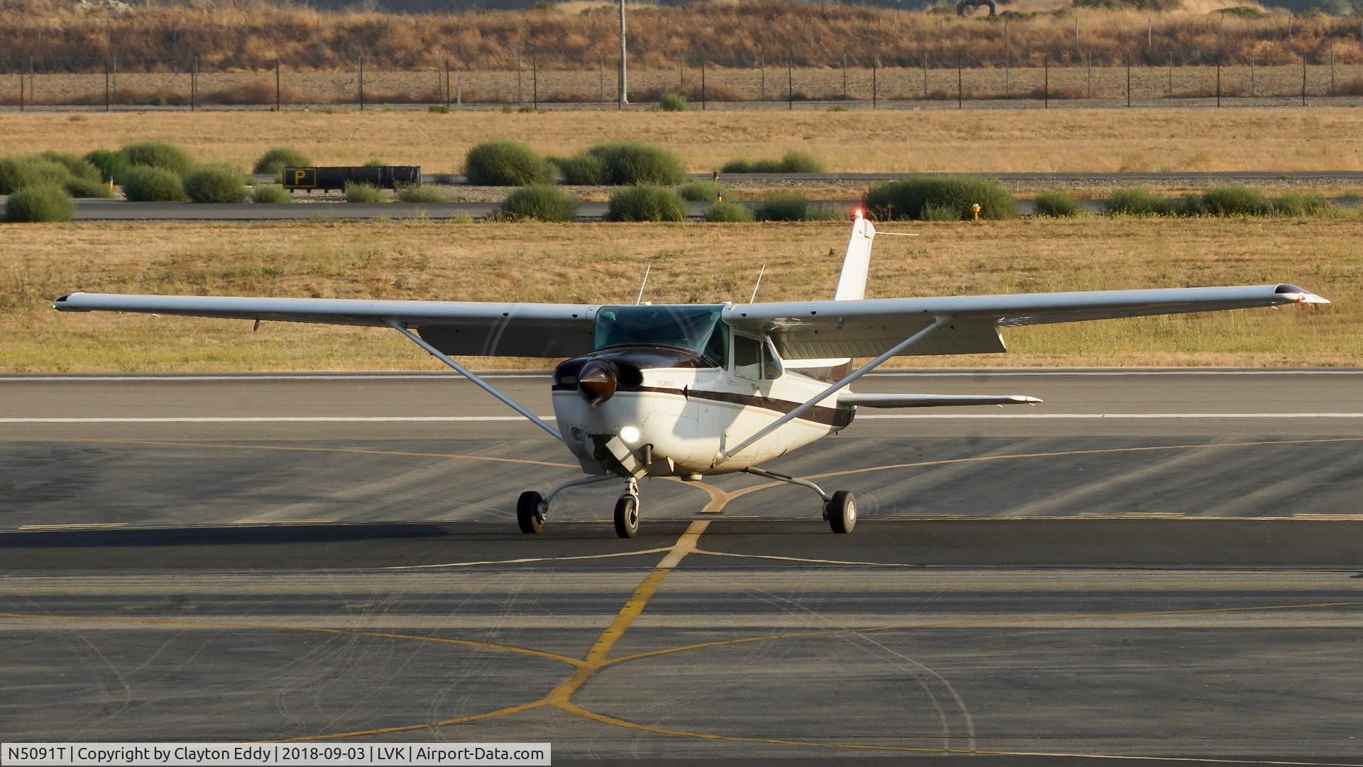 N5091T, 1981 Cessna TR182 Turbo Skylane RG C/N R18201814, Livermore Airport California 2018.
