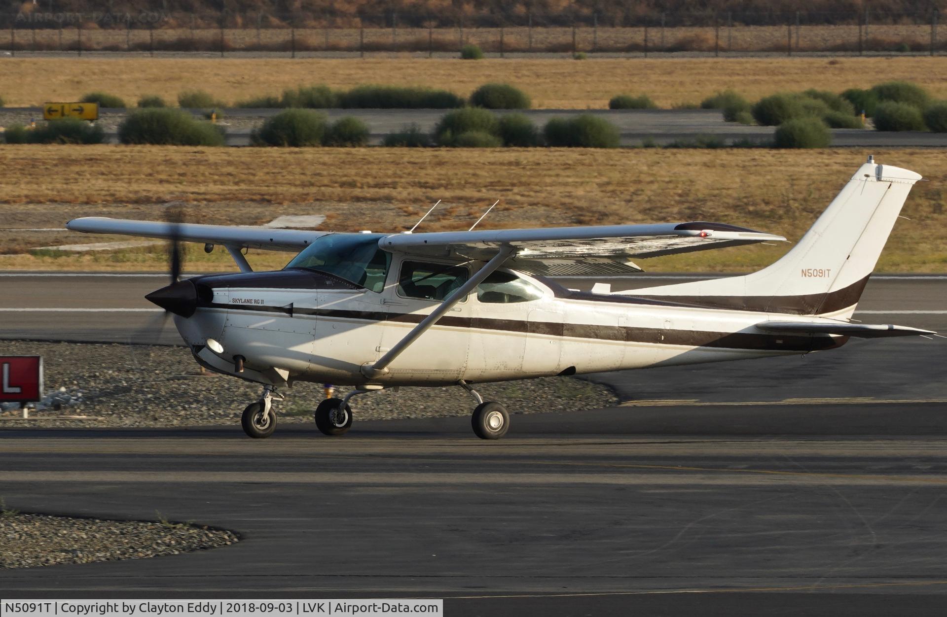N5091T, 1981 Cessna TR182 Turbo Skylane RG C/N R18201814, Livermore Airport California 2018.
