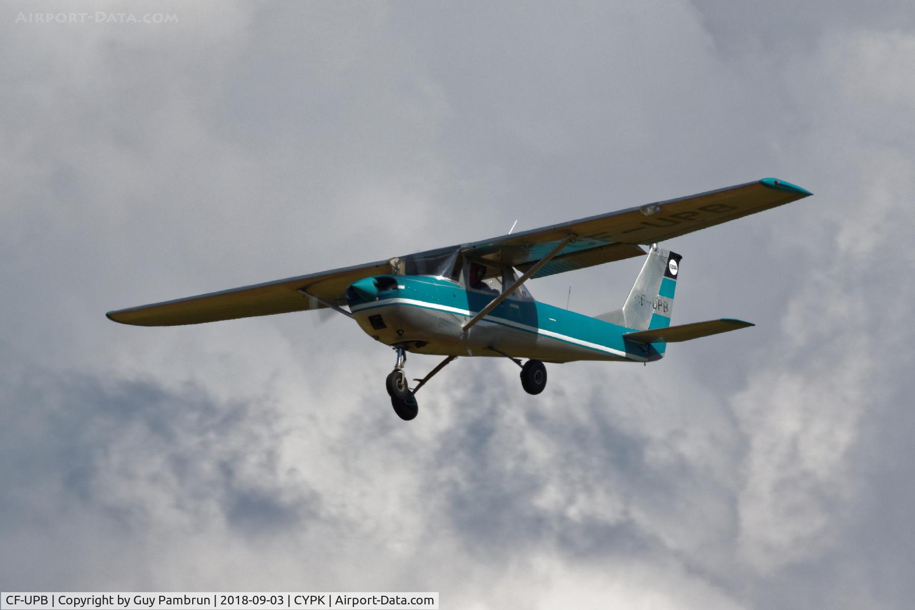 CF-UPB, 1966 Cessna 150F C/N 15063972, Landing