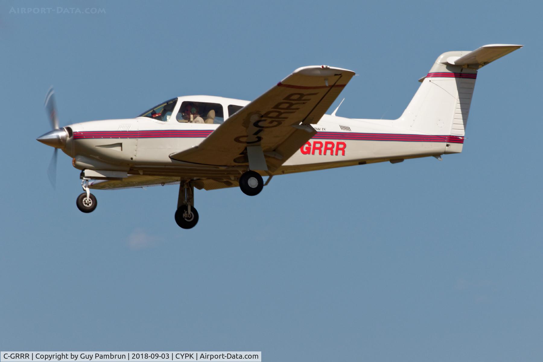 C-GRRR, 1983 Piper PA-28RT-201T Arrow IV C/N 28R-8331015, Landing