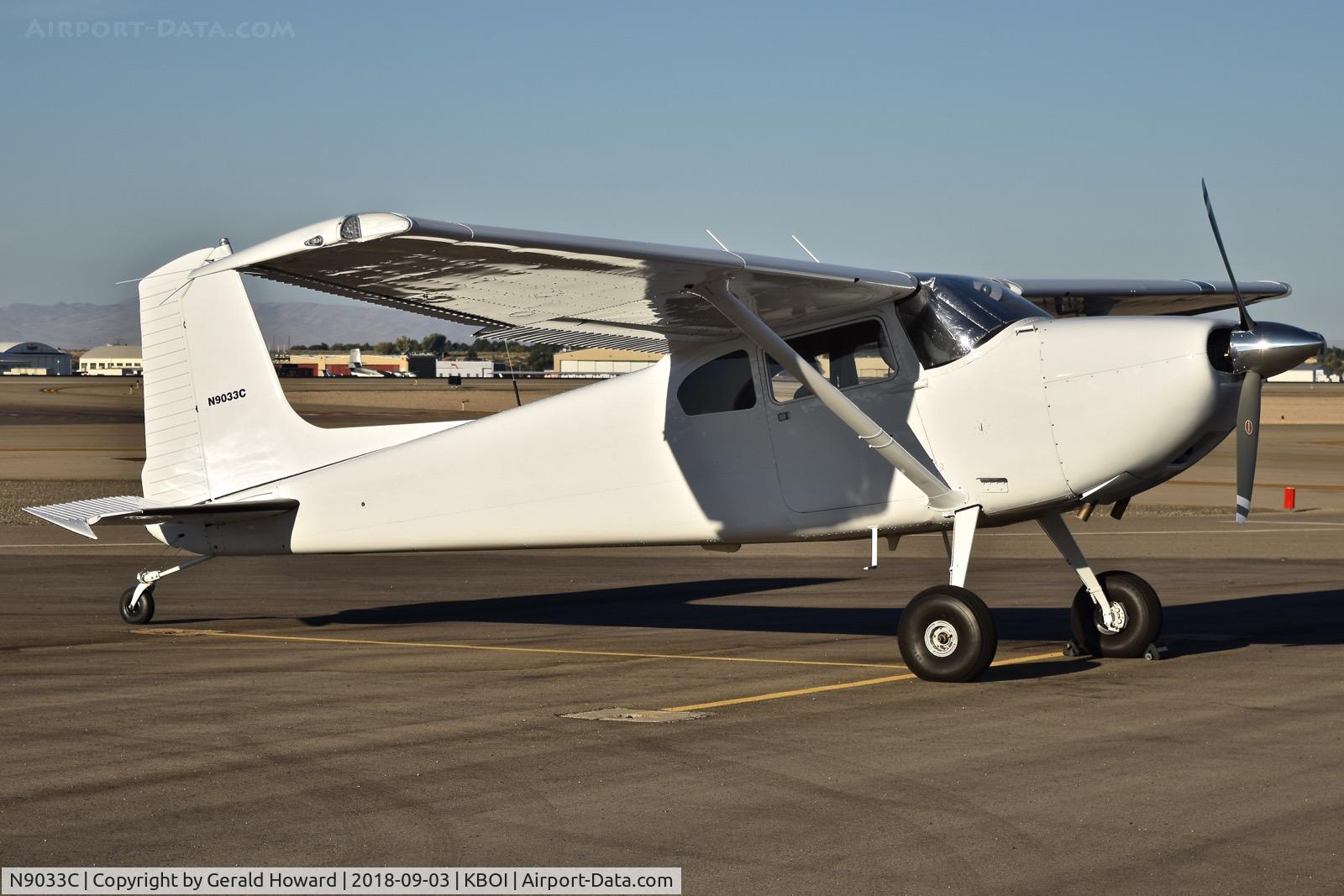 N9033C, 1954 Cessna 180 C/N 31081, Parked on the north GA ramp.