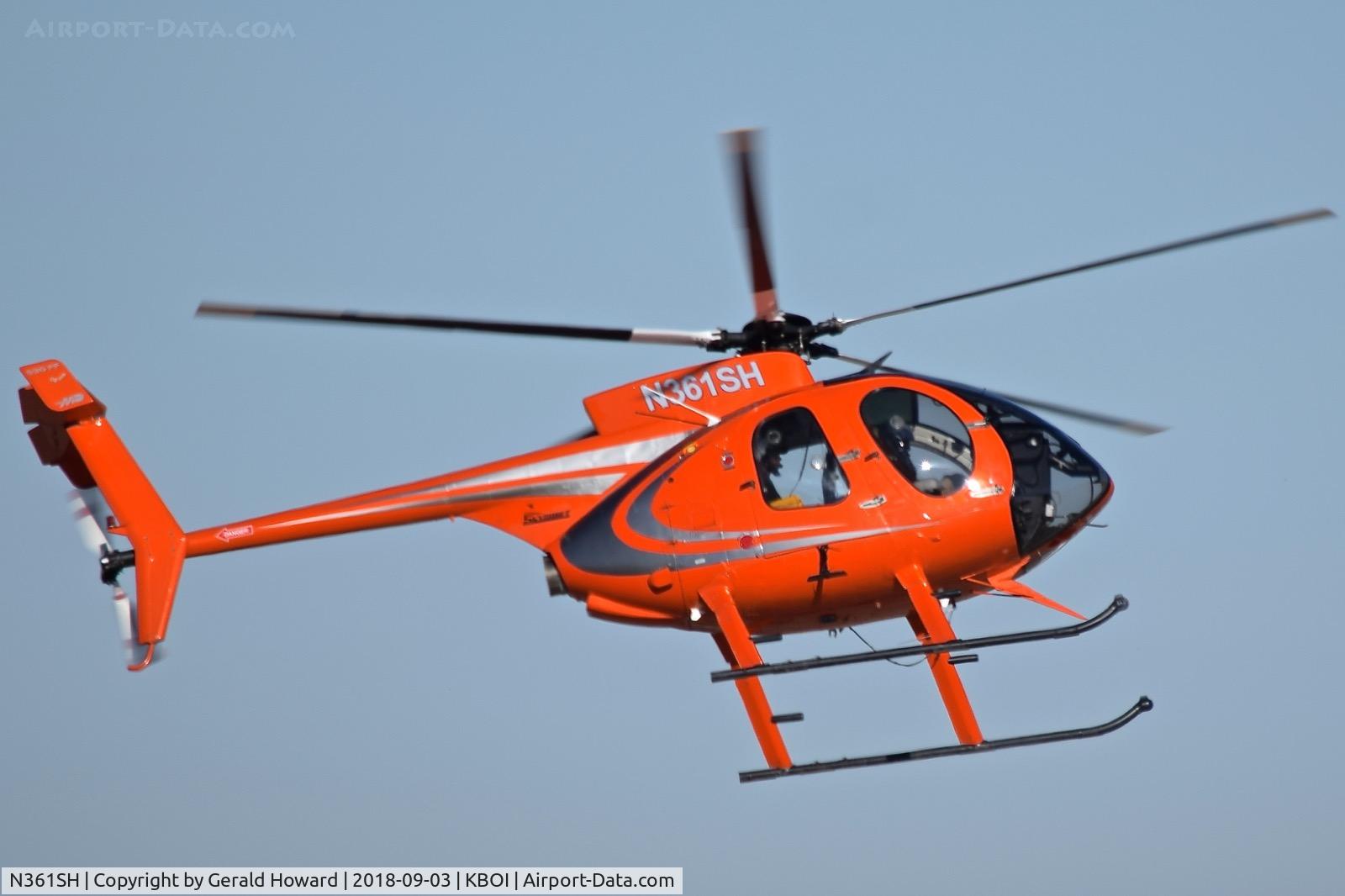 N361SH, 1987 McDonnell Douglas 369FF C/N 0058FF, Landing on north GA ramp.
