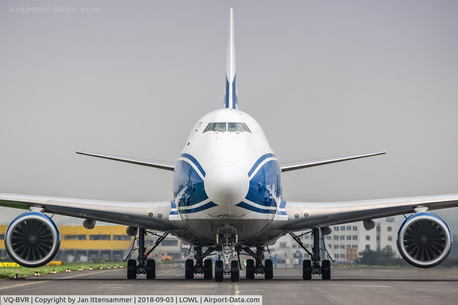 VQ-BVR, 2014 Boeing 747-867F/SCD C/N 60687, .lowl