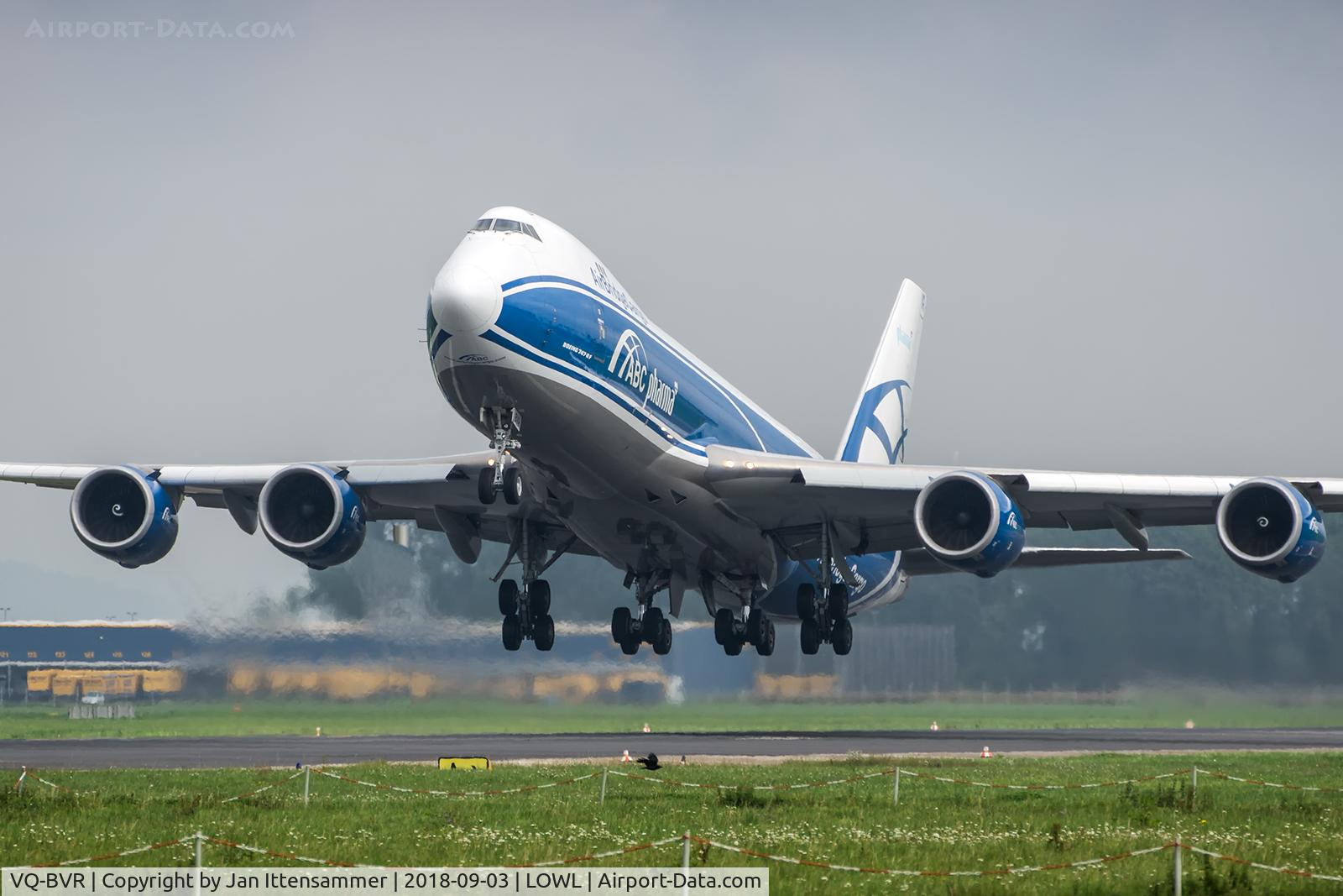 VQ-BVR, 2014 Boeing 747-867F/SCD C/N 60687, ...lowl
