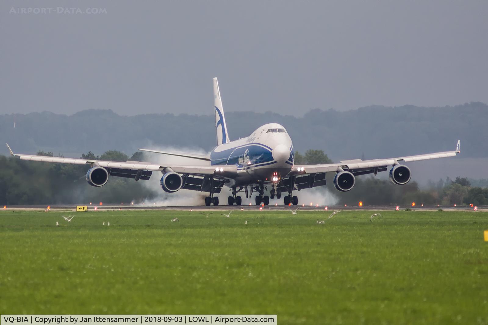 VQ-BIA, 2009 Boeing 747-4KZF (SCD) C/N 36785, lowll
