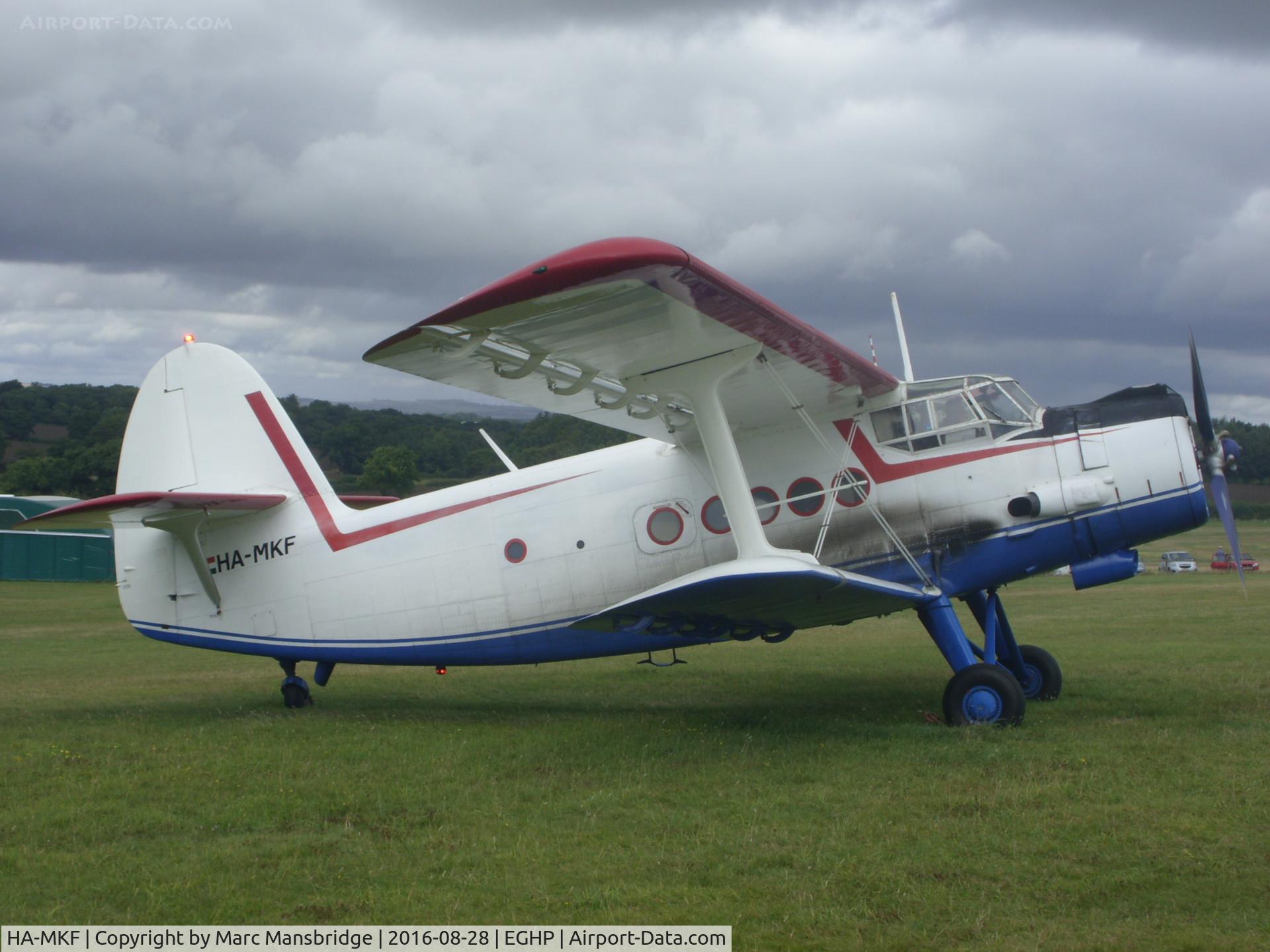 HA-MKF, 1985 Antonov An-2TP C/N 1G233-43, Parked at Popham airfield EGHP