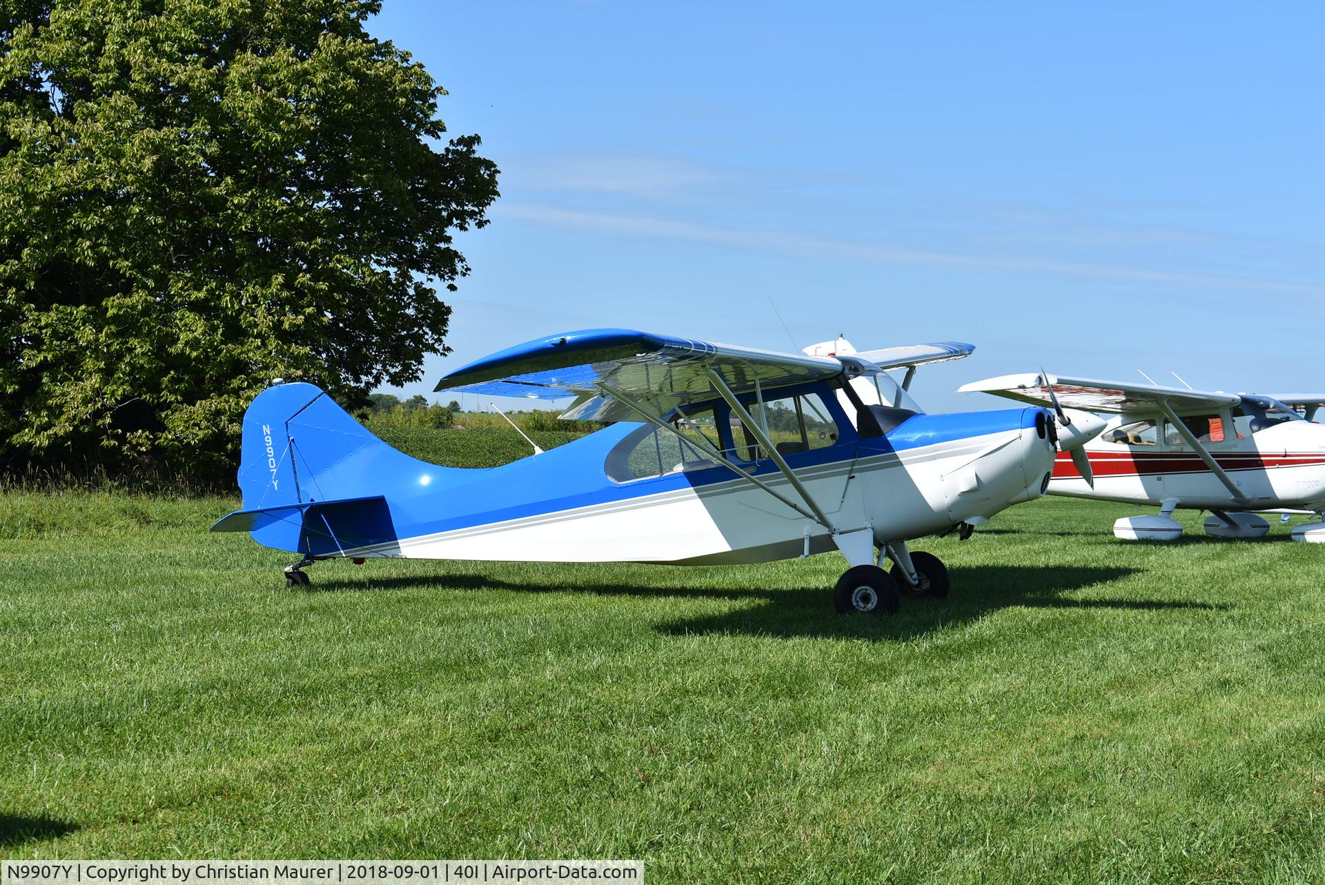 N9907Y, 1961 Champion 7GCB C/N 94, Champ 7GCB