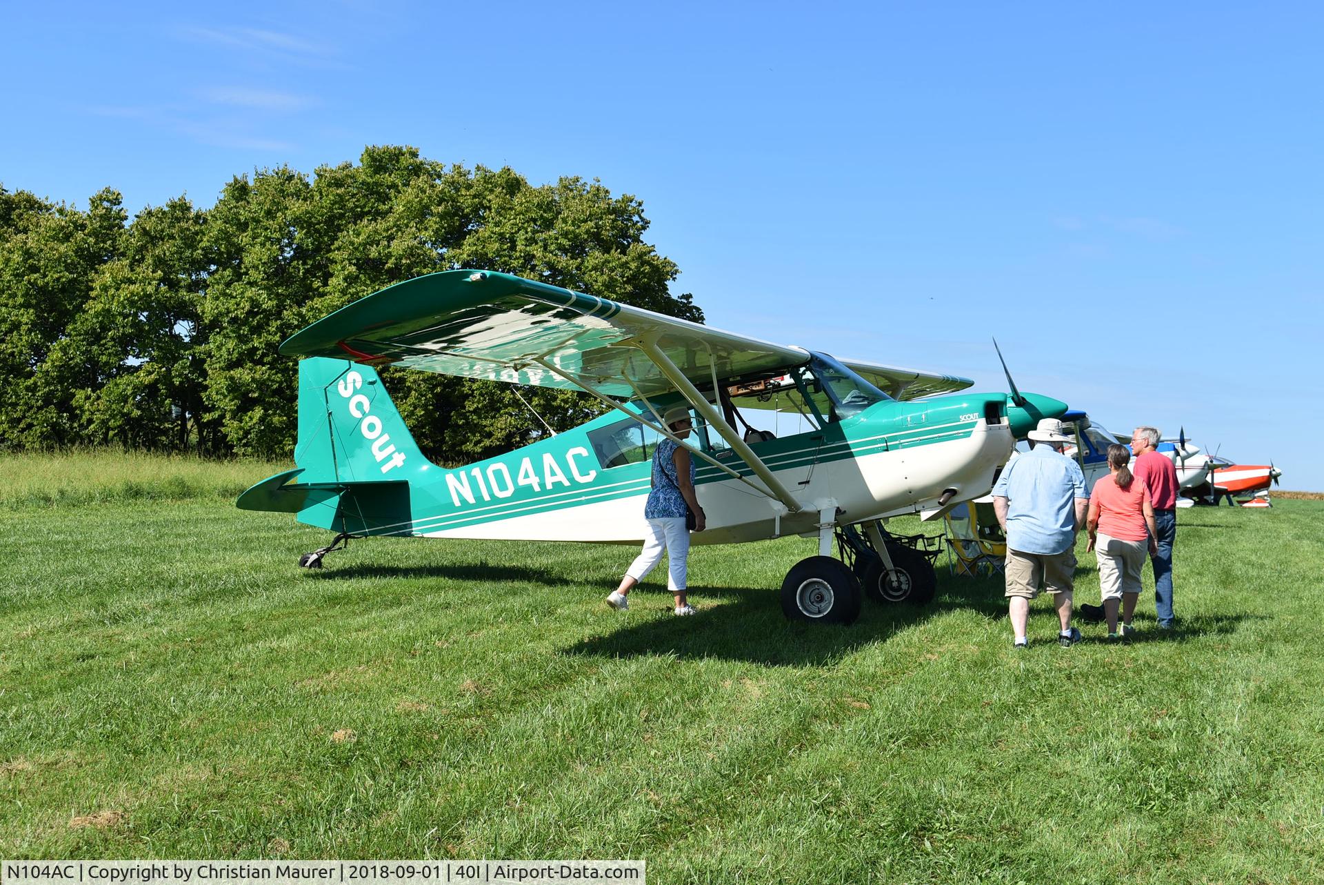 N104AC, 1993 American Champion 8GCBC Scout C/N 363-93, American Champion Scout