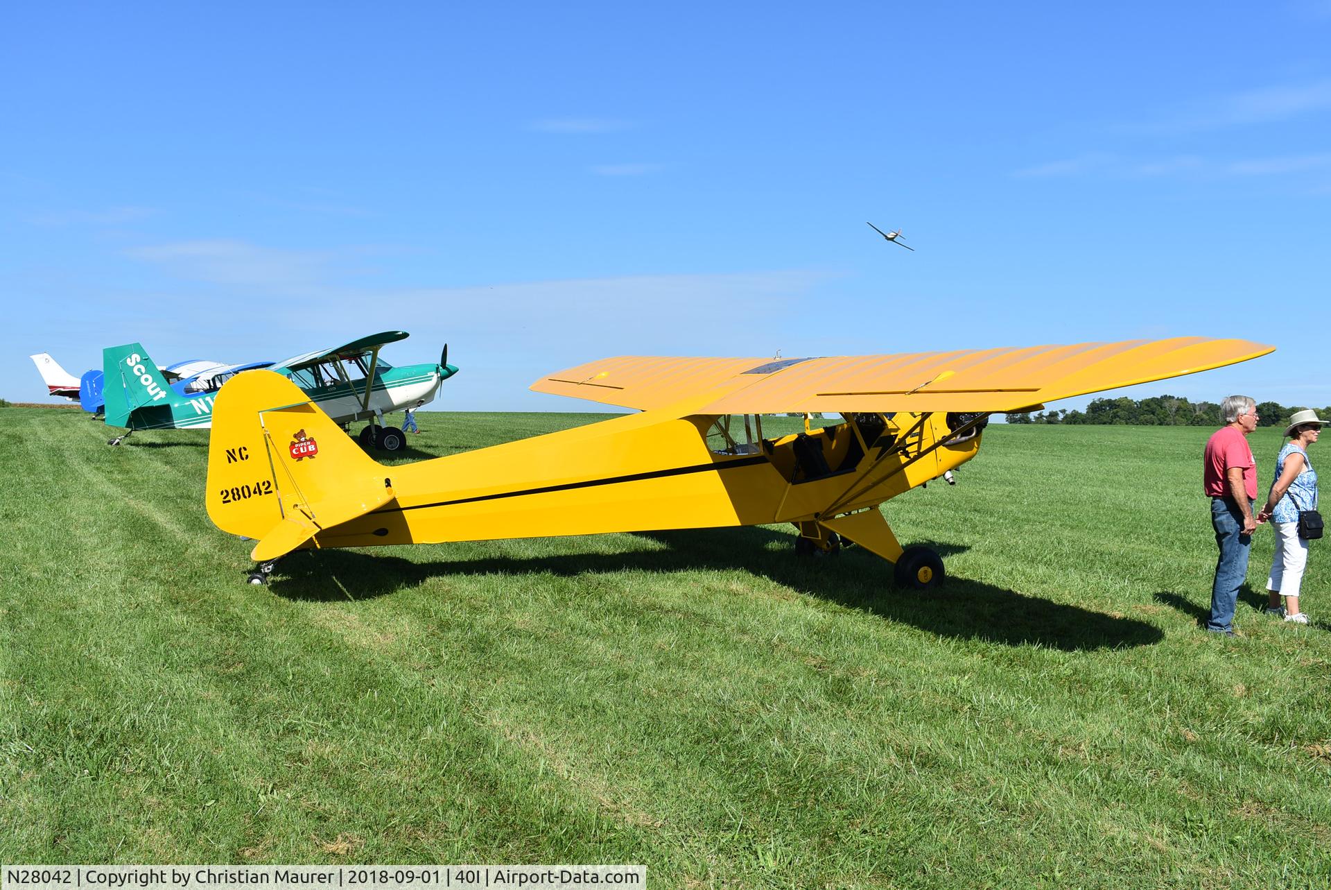 N28042, 1940 Piper J3L-65 Cub C/N 4542, Piper J3L-65