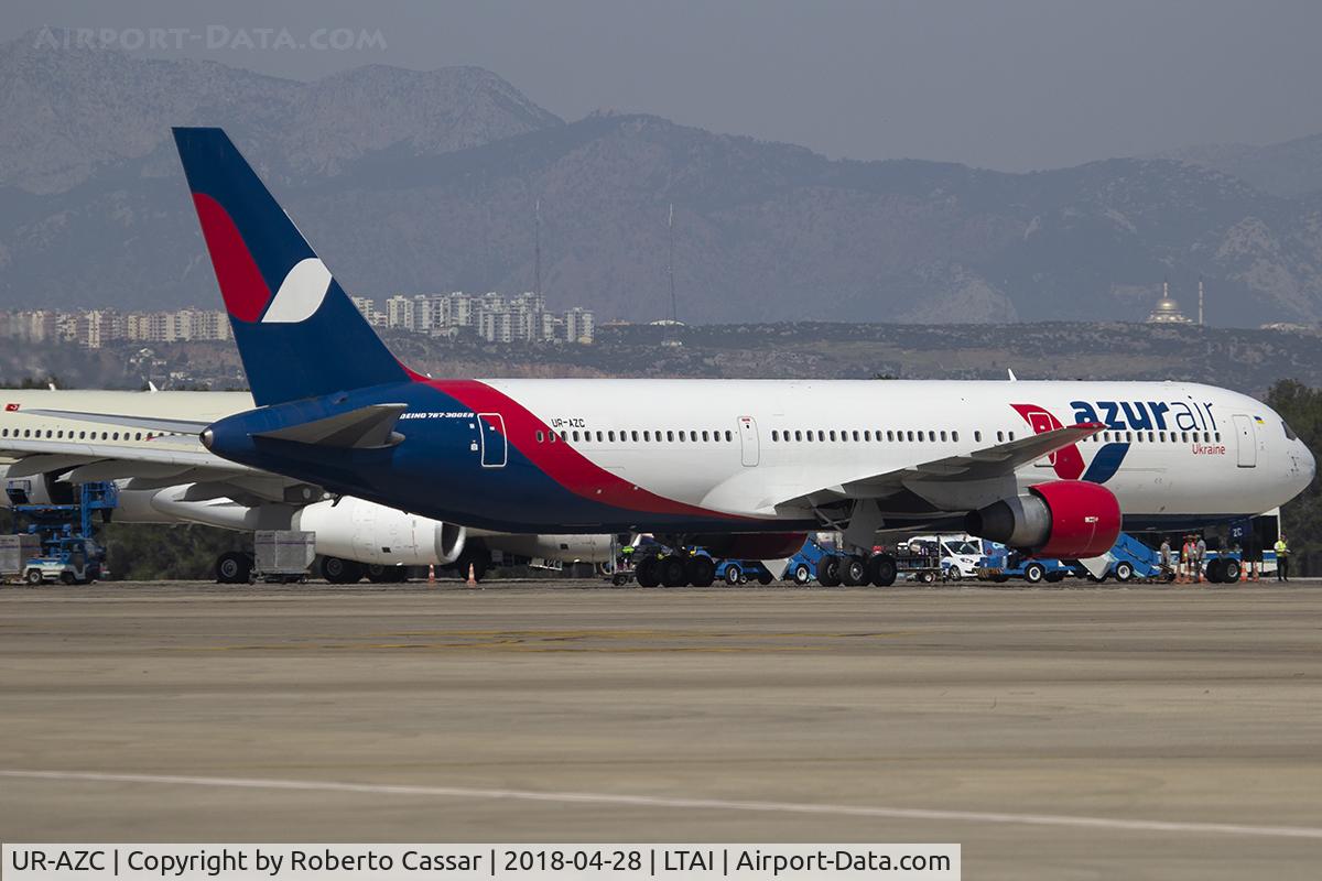UR-AZC, 1991 Boeing 767-37E/ER C/N 25077, Antalya