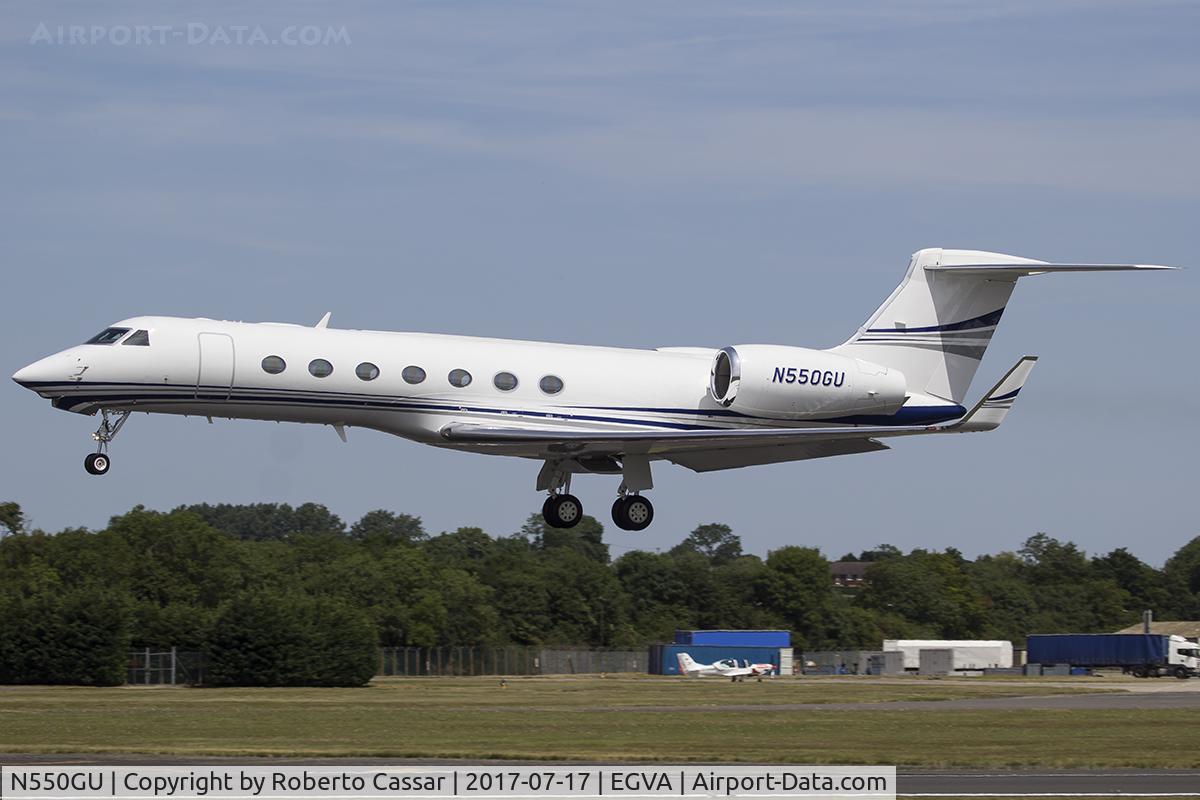 N550GU, 2016 Gulfstream Aerospace G550 C/N 5545, RIAT 2017