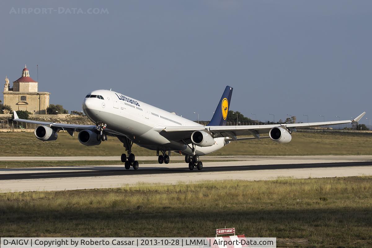 D-AIGV, 2000 Airbus A340-313X C/N 325, Runway 31