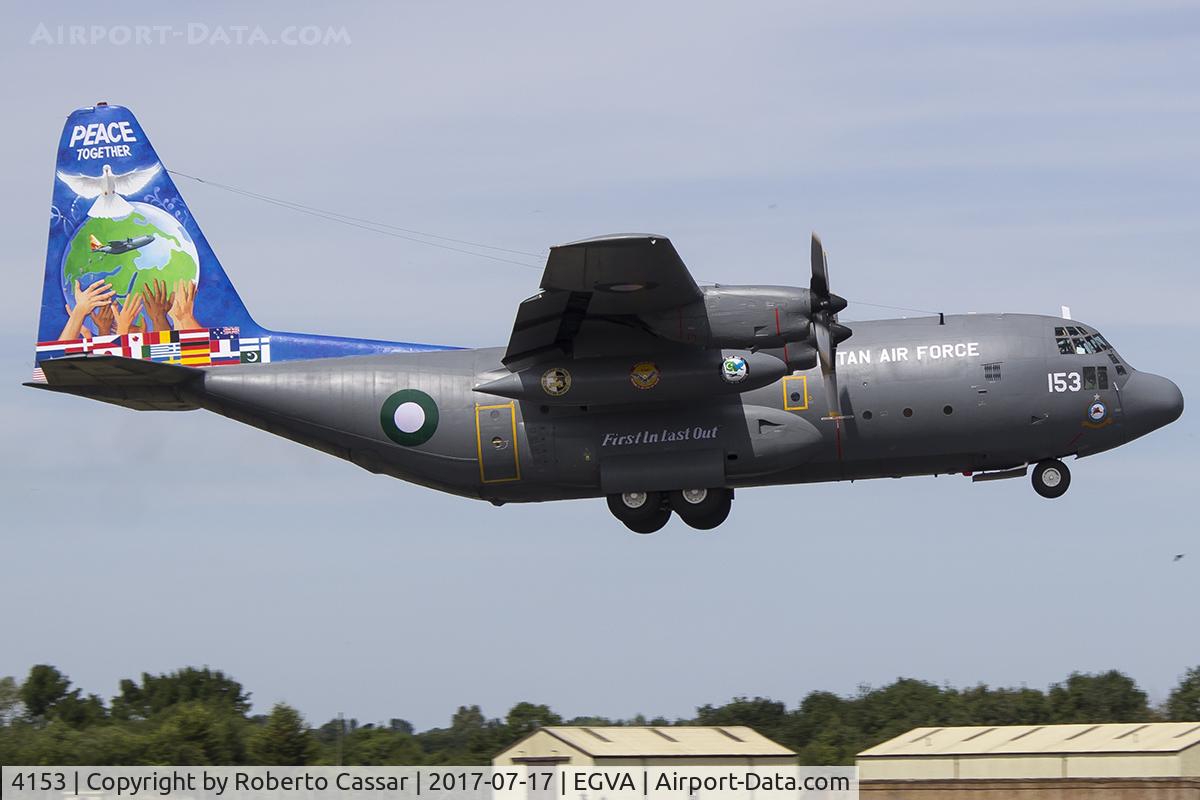 4153, Lockheed Martin C-130E Hercules C/N 382-4153, RIAT 2017