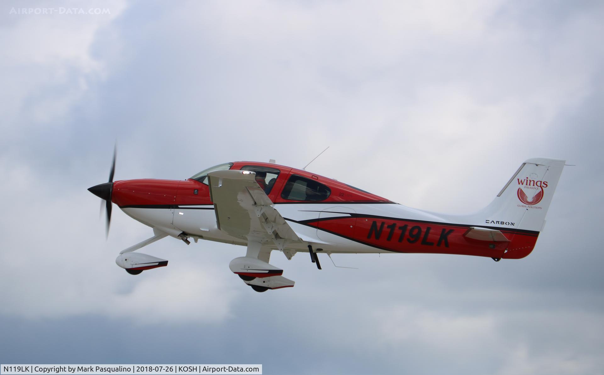 N119LK, 2016 Cirrus SR22 Carbon C/N 4366, Cirrus SR22