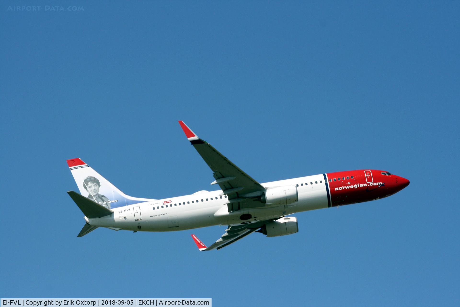 EI-FVL, 2017 Boeing 737-86N C/N 42084, EI-FVL taking off rw 04R