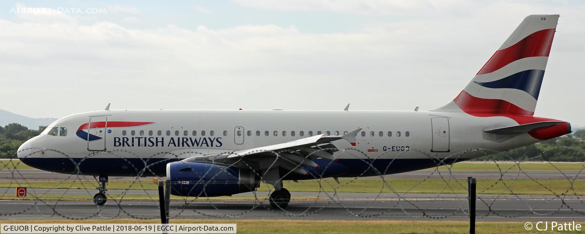 G-EUOB, 2001 Airbus A319-131 C/N 1529, Manchester Shuttle