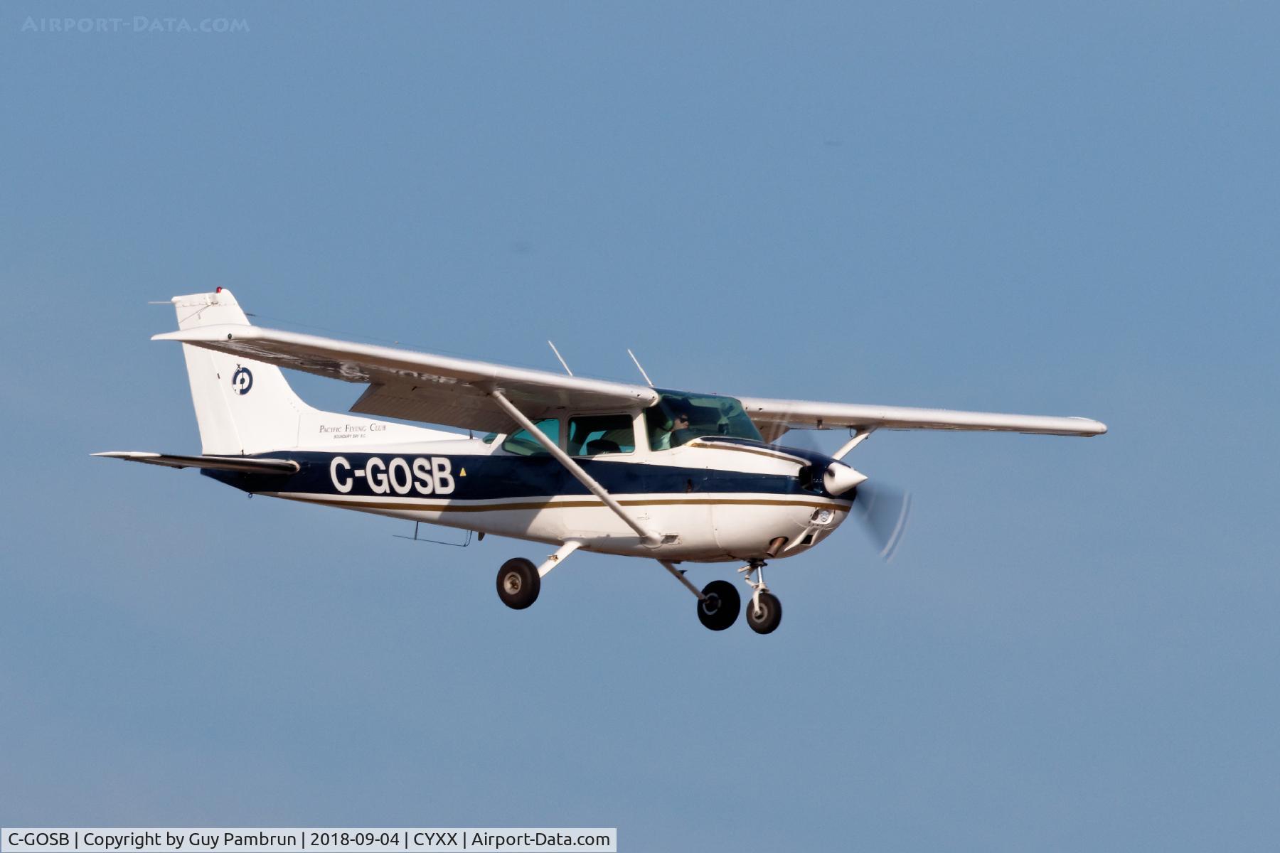C-GOSB, 1981 Cessna 172P C/N 17274984, Landing