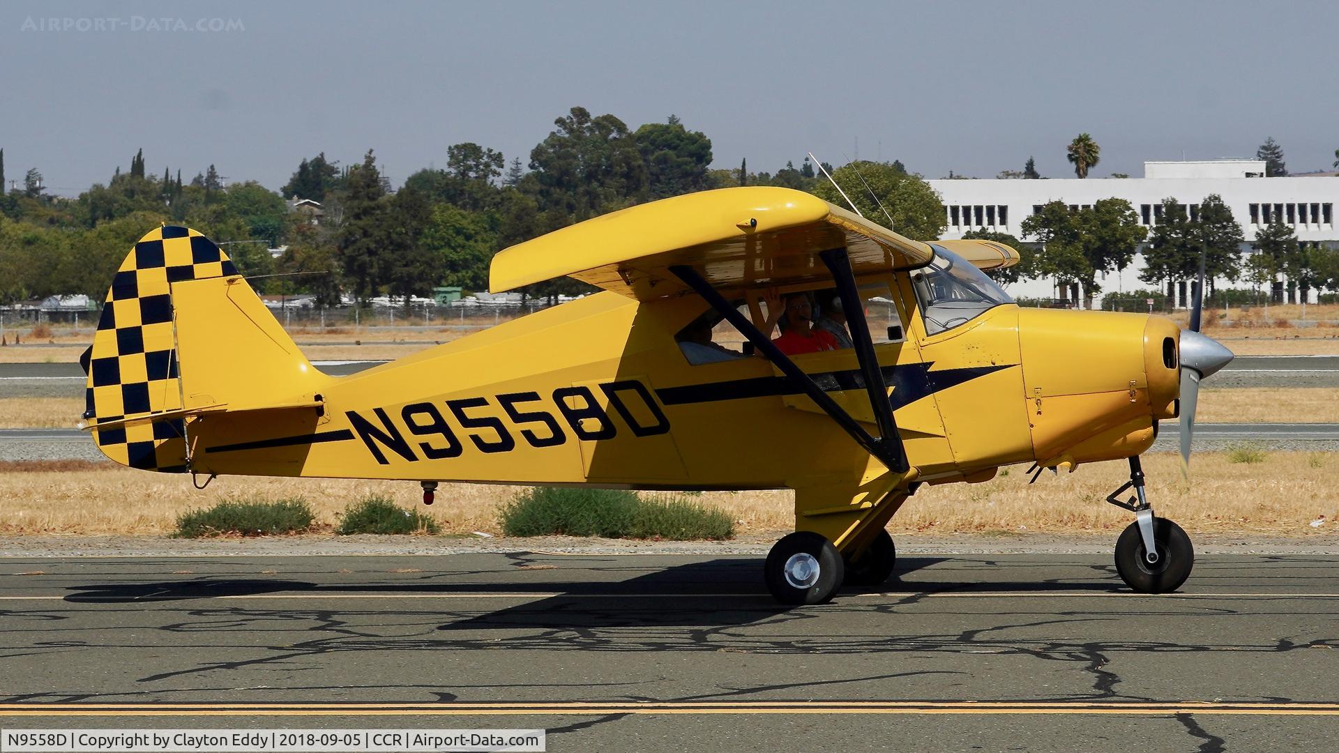 N9558D, 1958 Piper PA-22-160 Tri Pacer C/N 22-6475, Buchanan Field Concord California 2018.