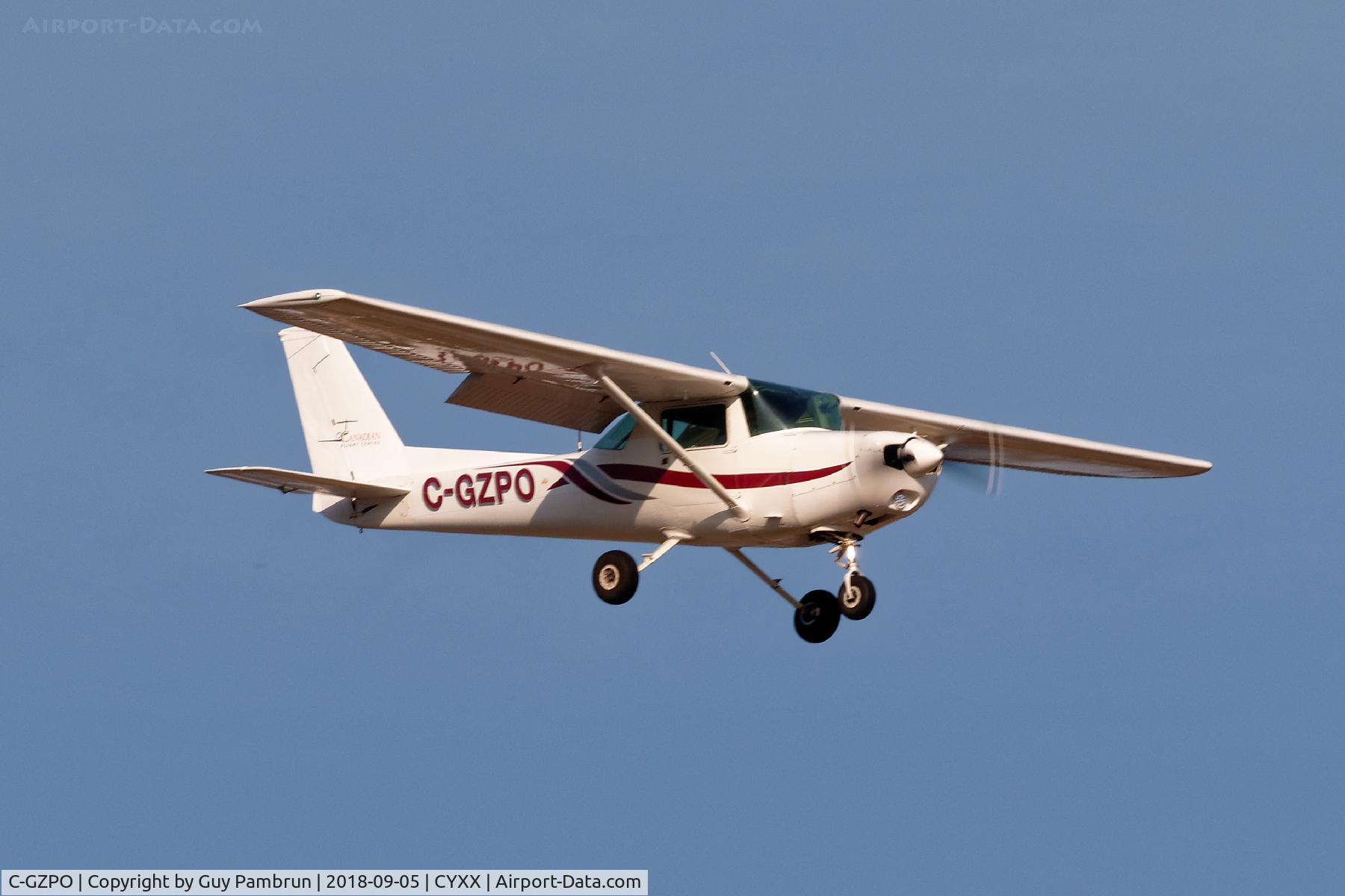 C-GZPO, 1983 Cessna 152 C/N 15285816, Landing