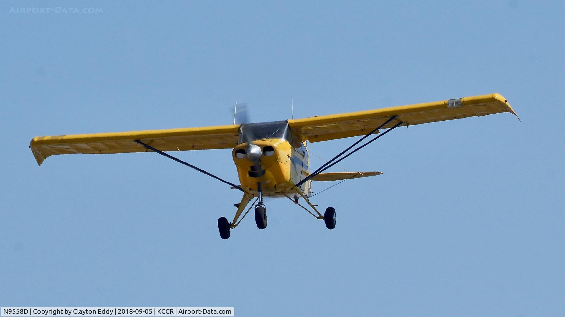 N9558D, 1958 Piper PA-22-160 Tri Pacer C/N 22-6475, Buchanan Field Concord California 2018.